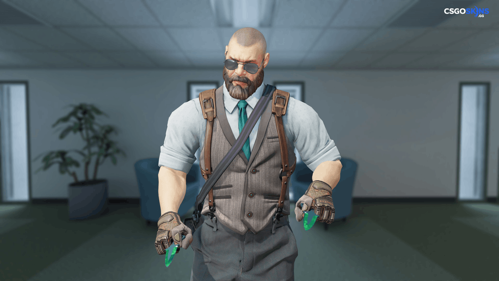 ★ Shadow Daggers | Gamma Doppler Emerald Artwork