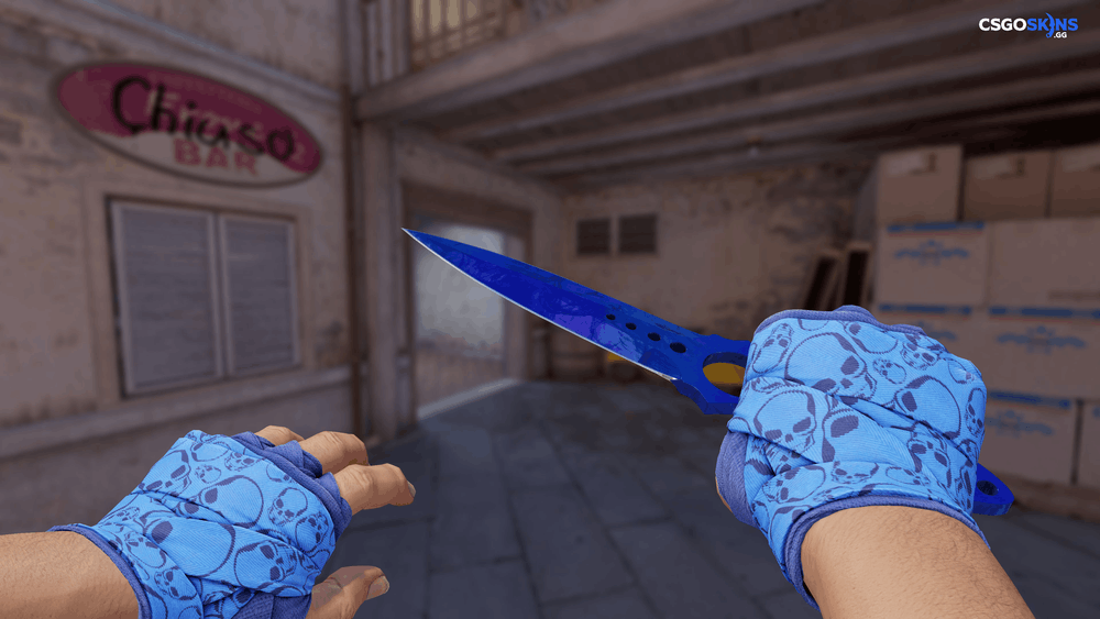 ★ Skeleton Knife | Doppler Sapphire Artwork