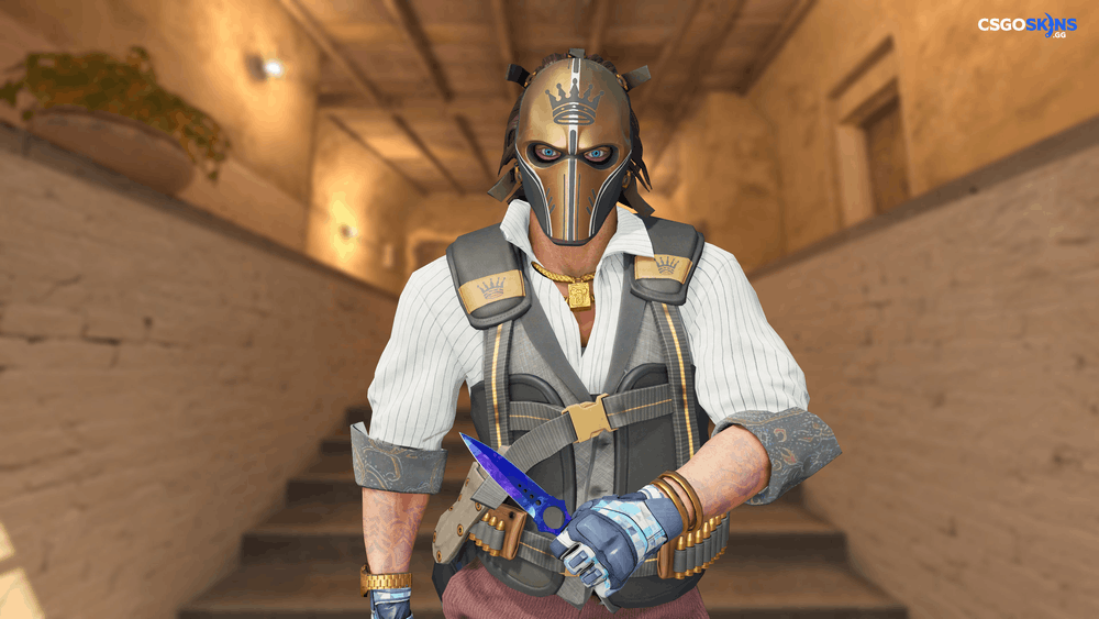 ★ Skeleton Knife | Doppler Sapphire Artwork