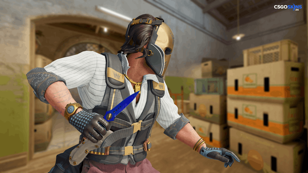 ★ Skeleton Knife | Doppler Sapphire Artwork