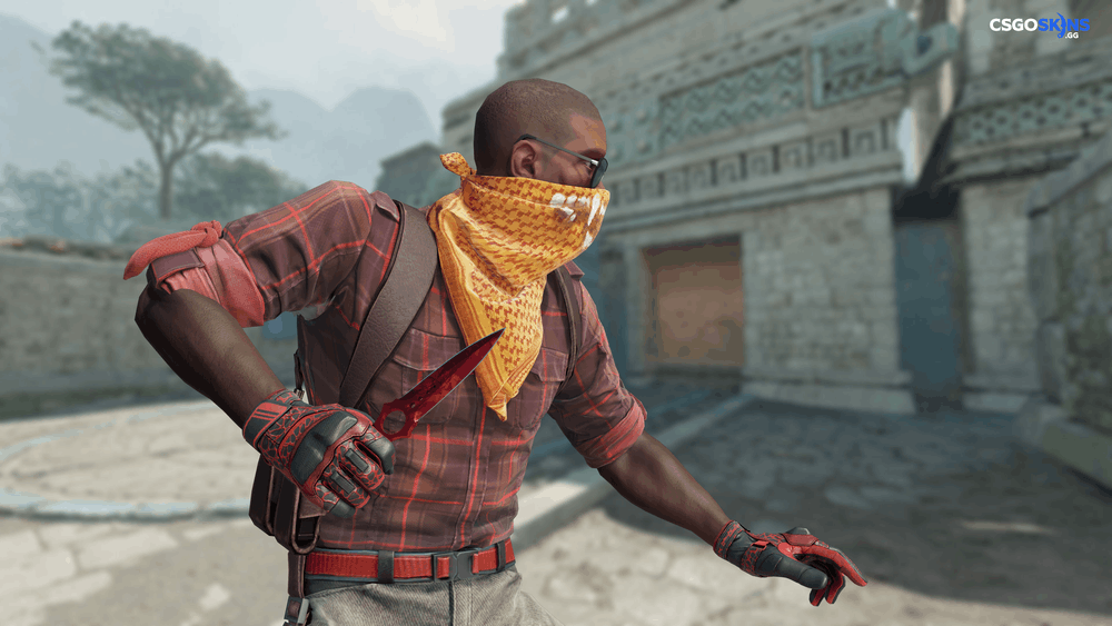 ★ Skeleton Knife | Doppler Ruby Artwork