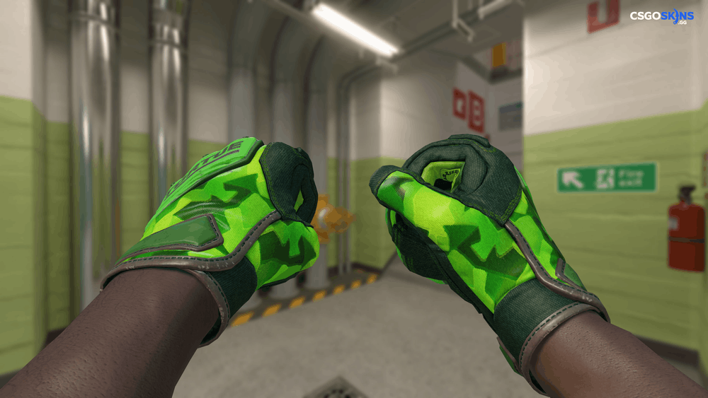 ★ Specialist Gloves | Lime Polycam Artwork