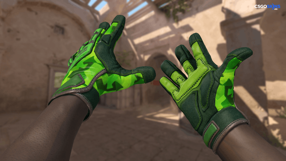 ★ Specialist Gloves | Lime Polycam Artwork