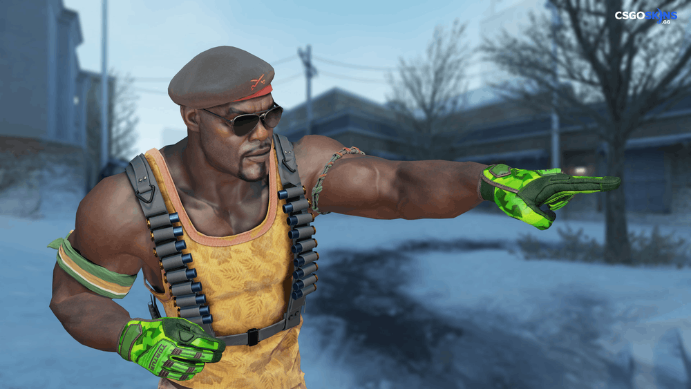 ★ Specialist Gloves | Lime Polycam Artwork