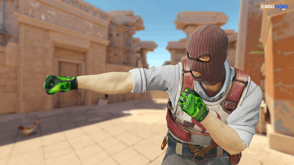 ★ Specialist Gloves | Lime Polycam Artwork