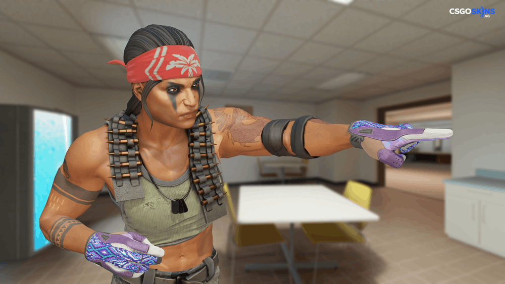 ★ Sport Gloves | Violet Beadwork Artwork