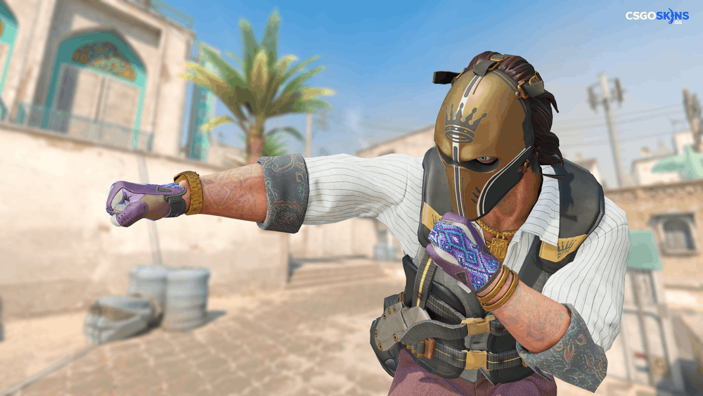 ★ Sport Gloves | Violet Beadwork Artwork