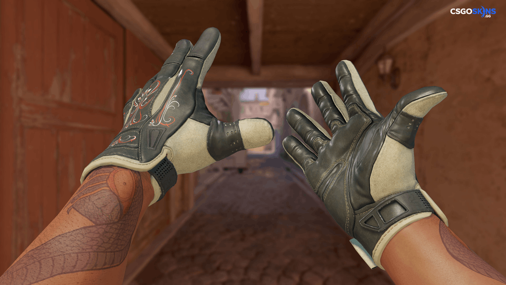 ★ Sport Gloves | Creme Pinstripe Artwork