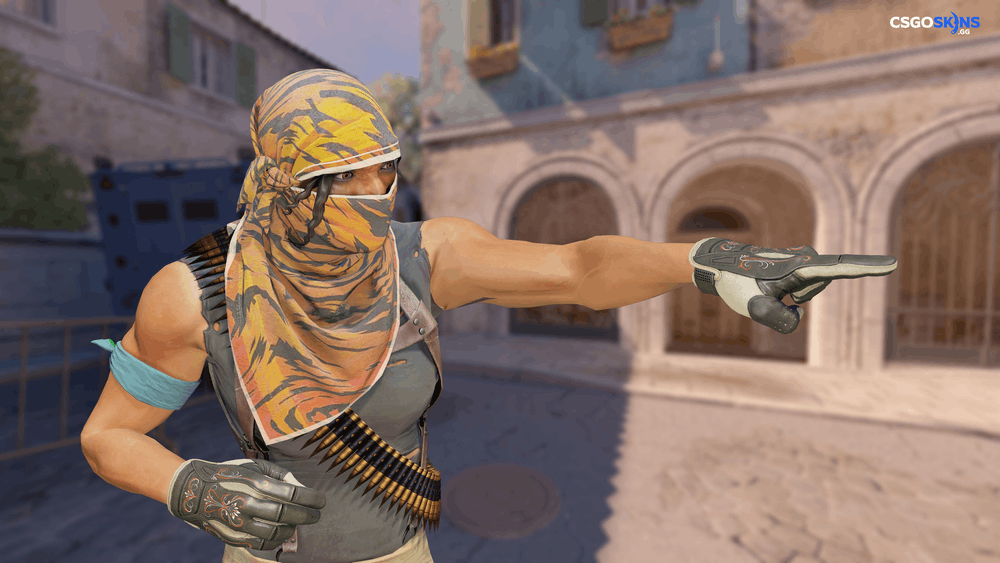 ★ Sport Gloves | Creme Pinstripe Artwork