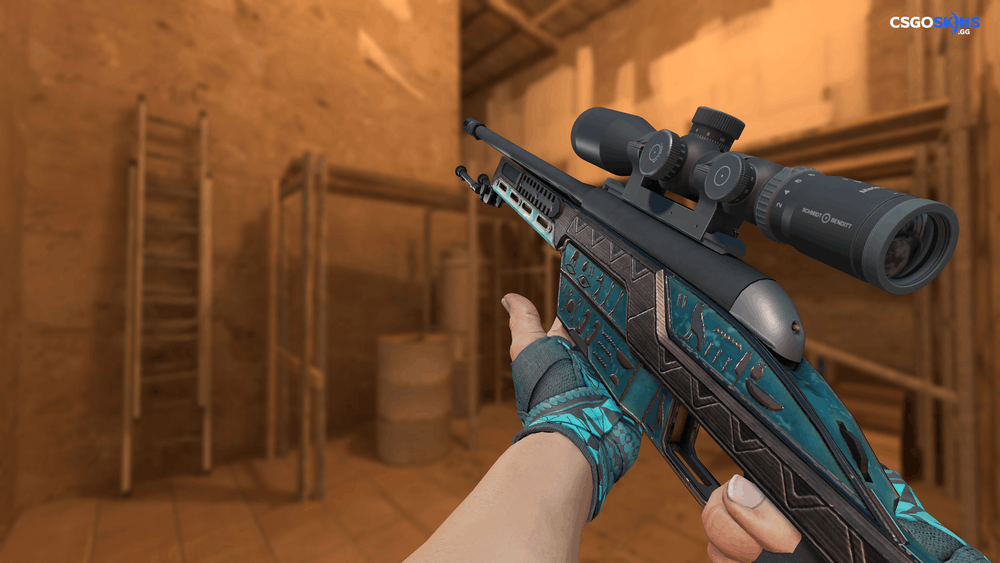 SSG 08 | Azure Glyph Artwork