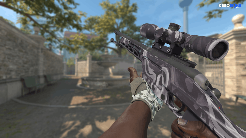 SSG 08 | Grey Smoke Artwork