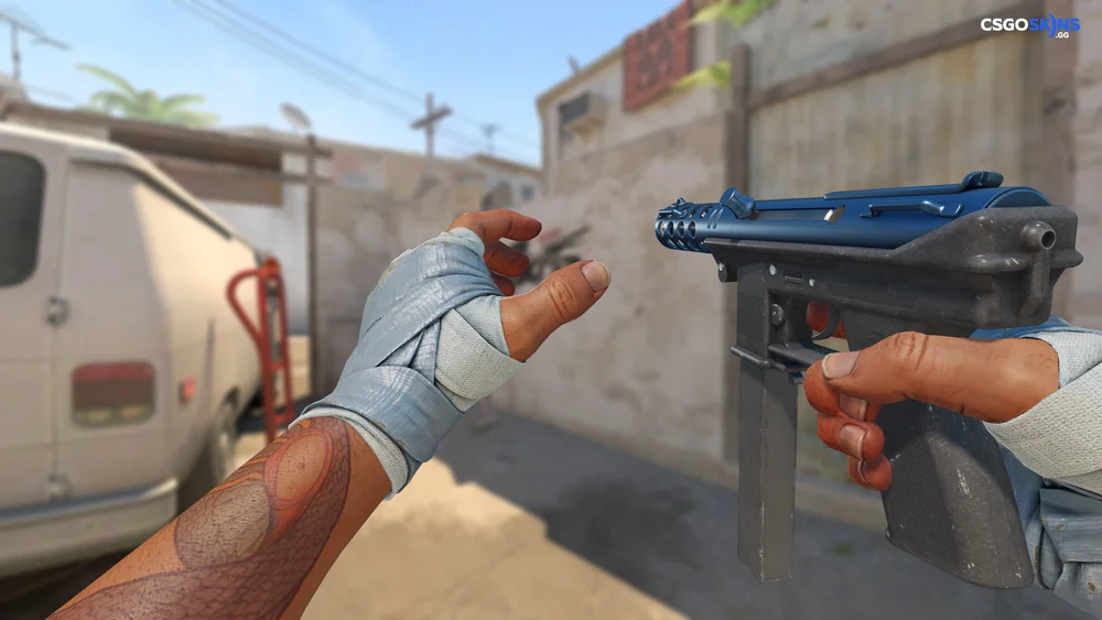 Tec-9 | Blue Titanium Artwork