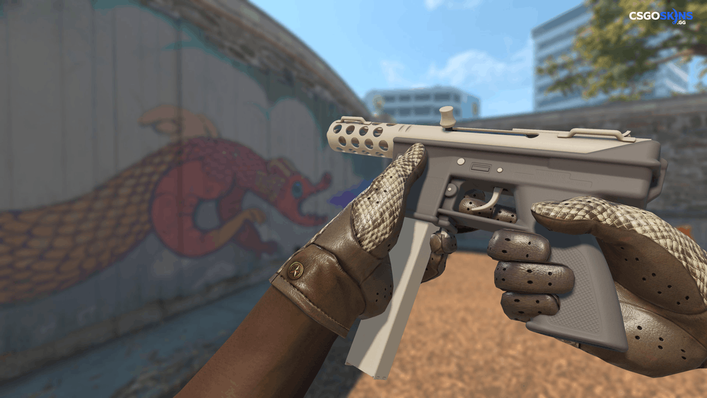 Tec-9 | Raw Ceramic Artwork
