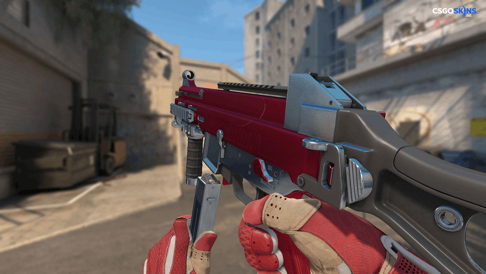 UMP-45 | Crimson Foil Artwork