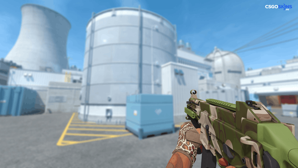 UMP-45 | Green Swirl Artwork
