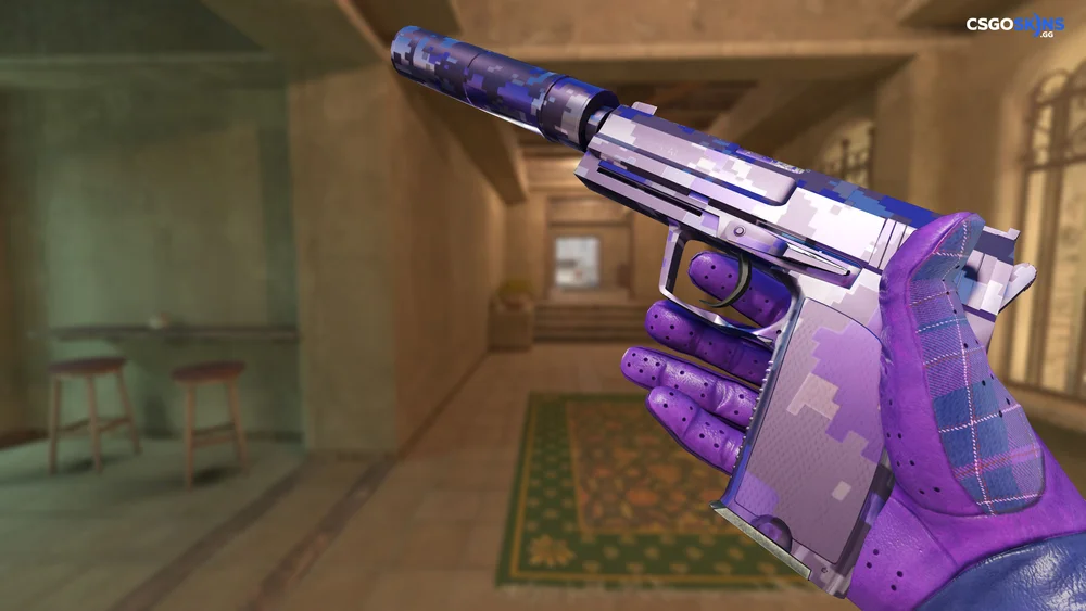 USP-S | Purple DDPAT Artwork