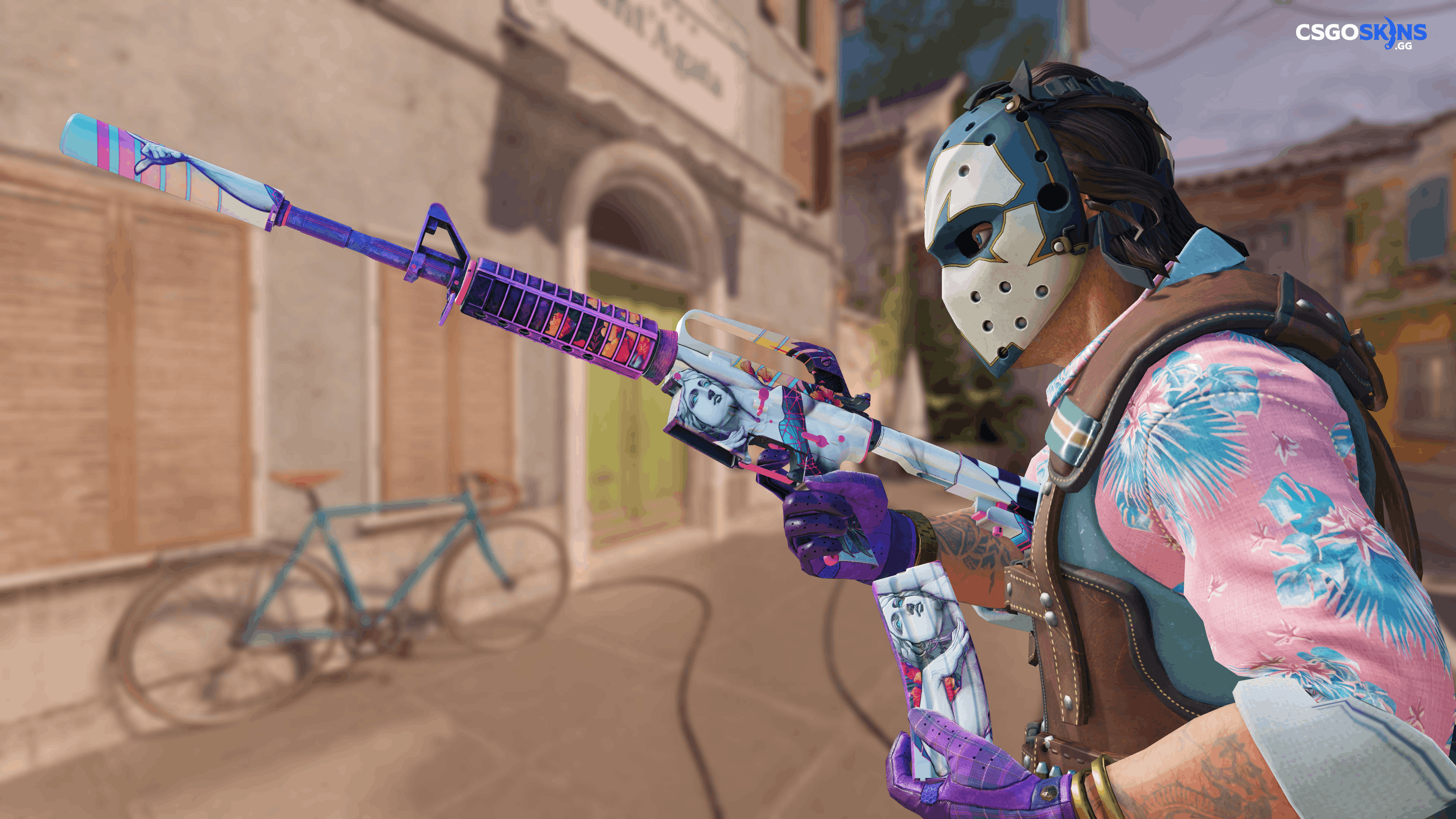 M4A1-S | Vaporwave Artwork