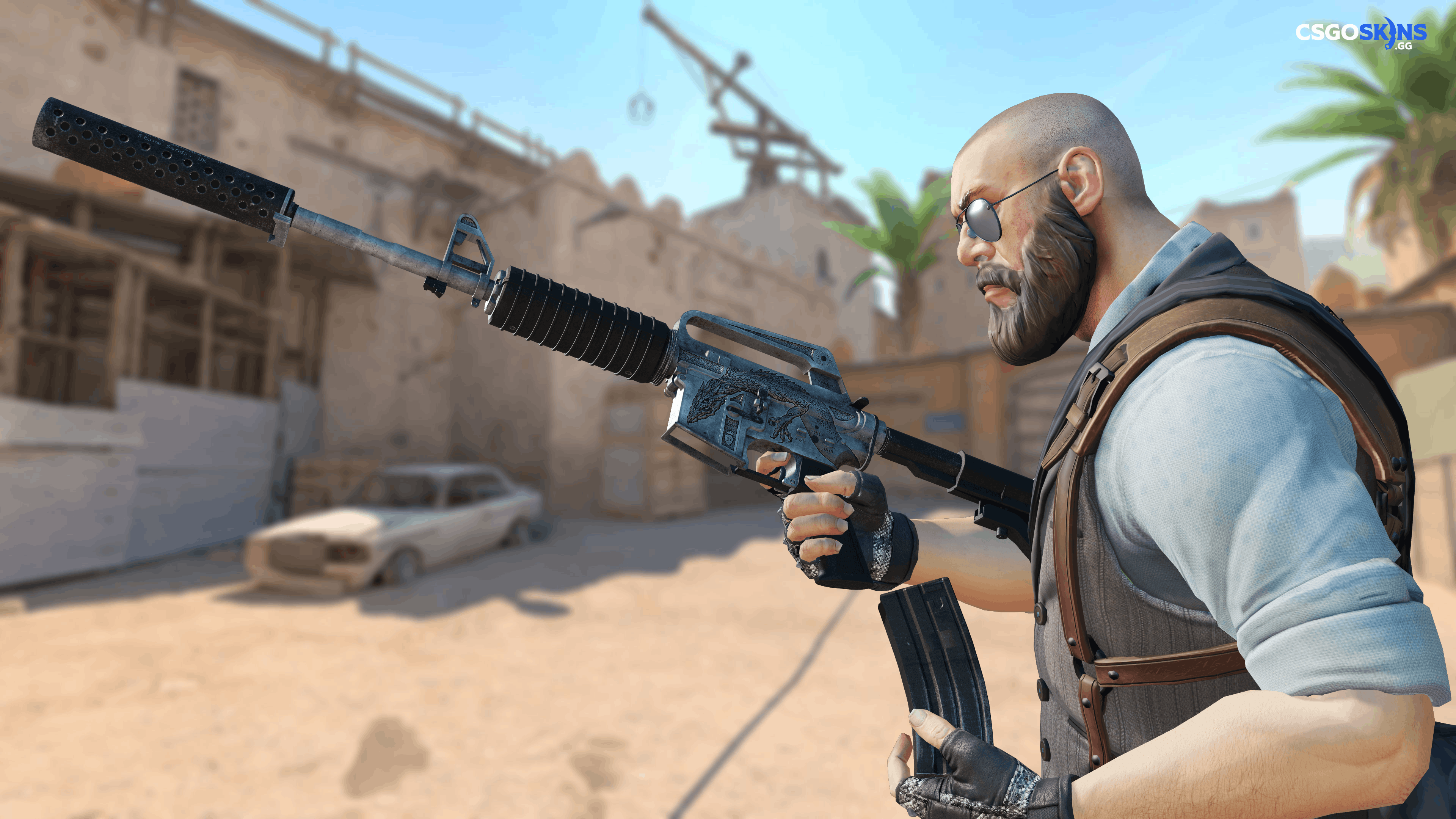 M4A1-S | Basilisk Artwork