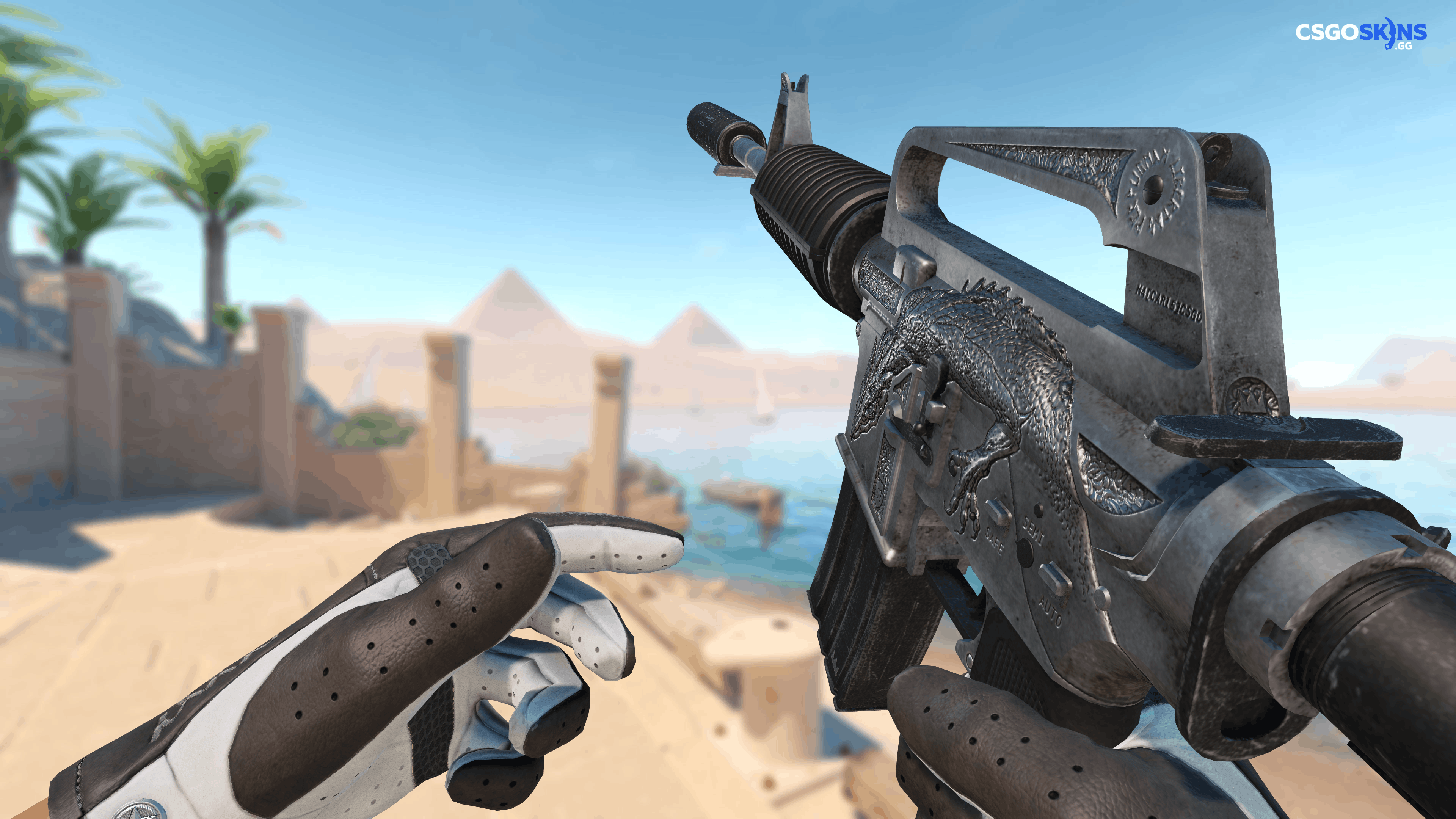 M4A1-S | Basilisk Artwork