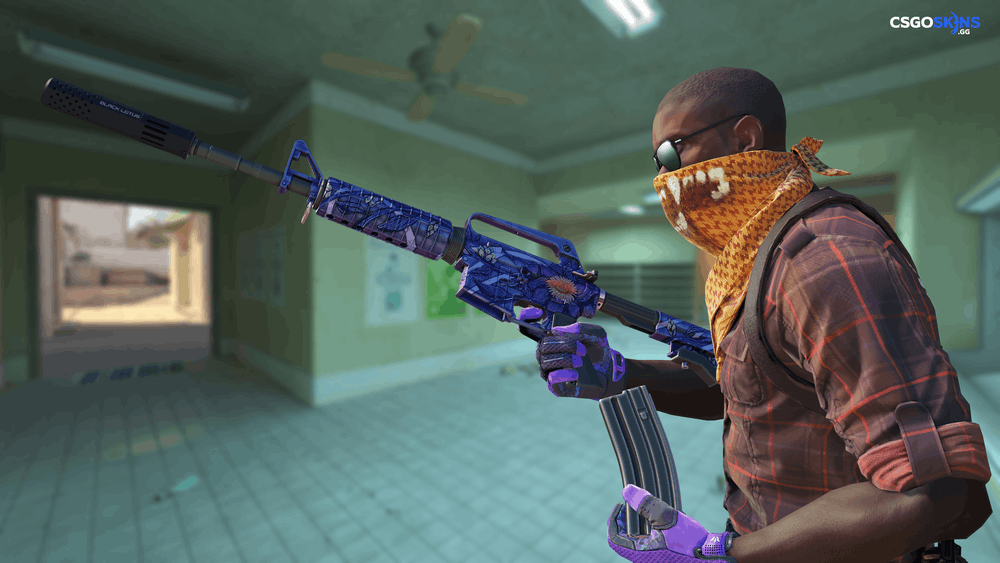 M4A1-S | Black Lotus Artwork