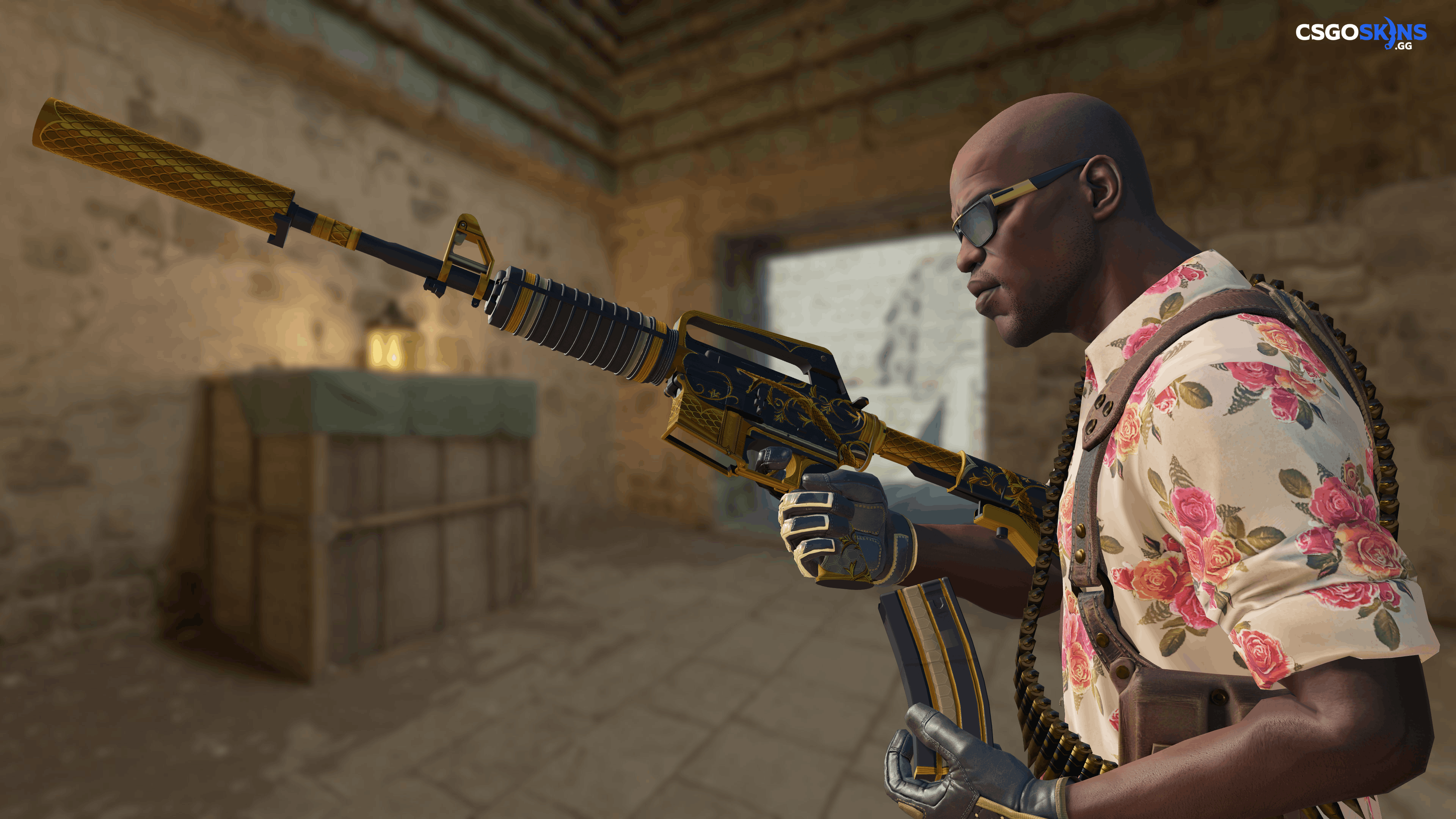 M4A1-S | Golden Coil Artwork