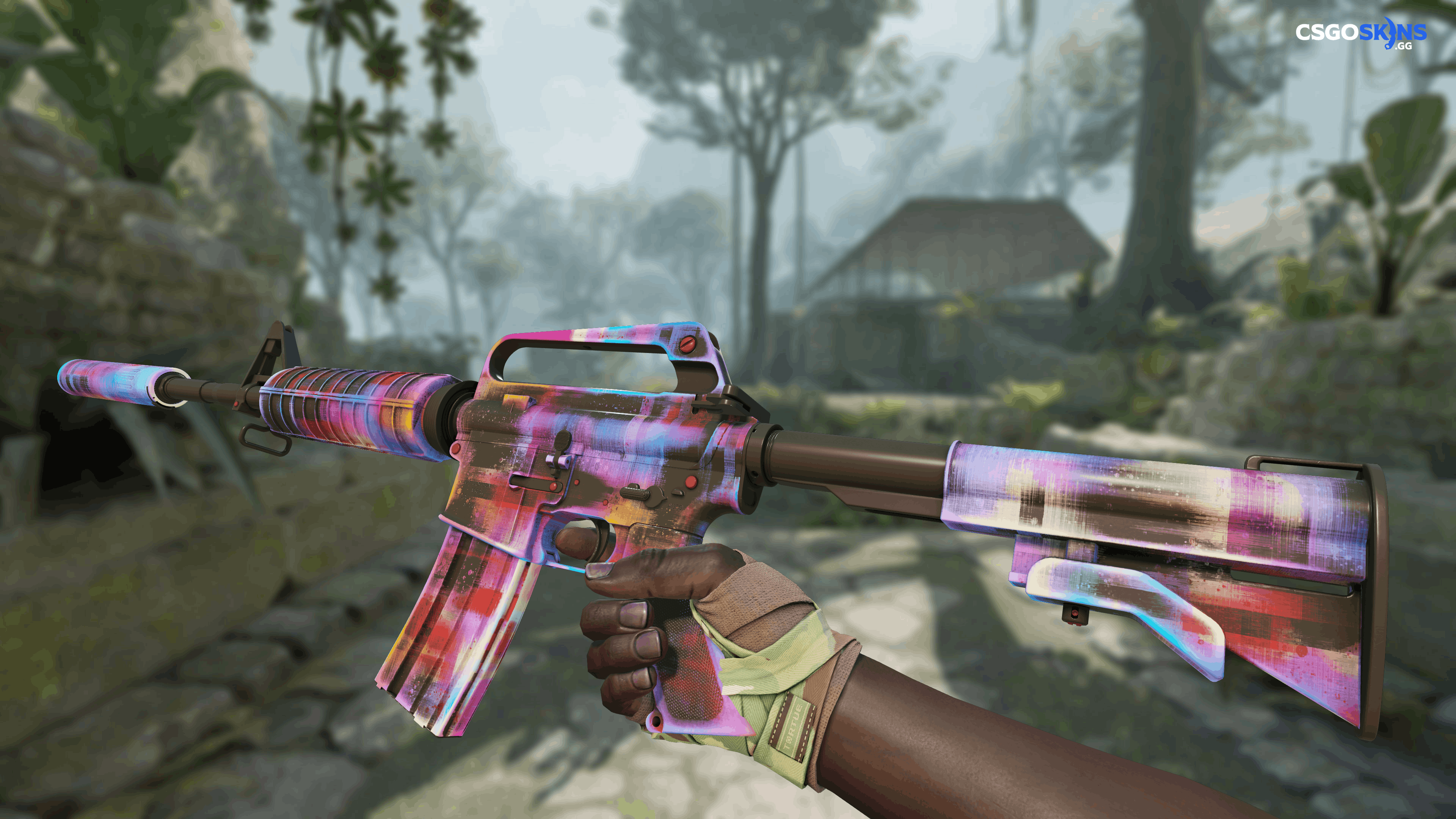 M4A1-S | Glitched Paint Artwork