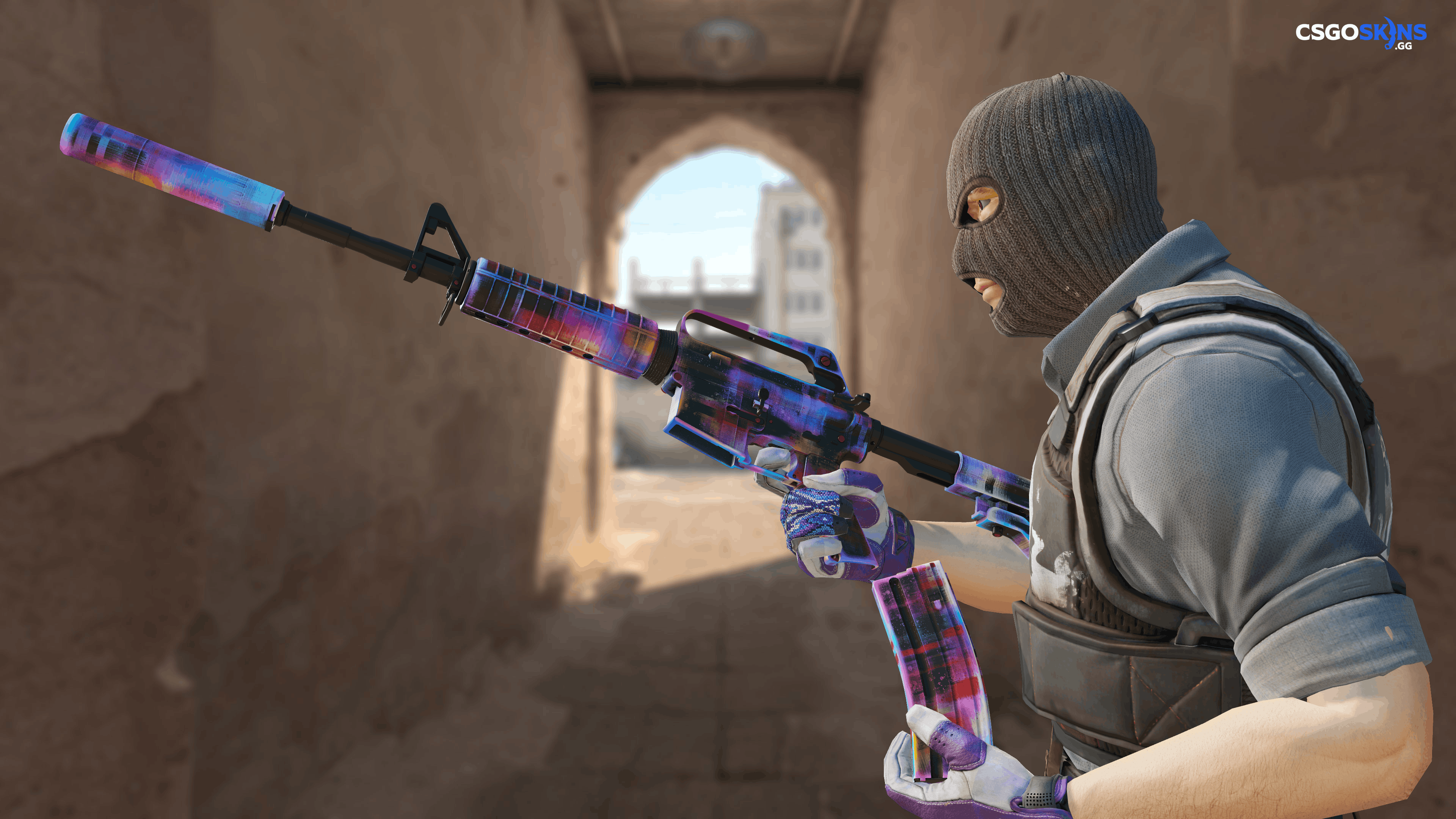 M4A1-S | Glitched Paint Artwork