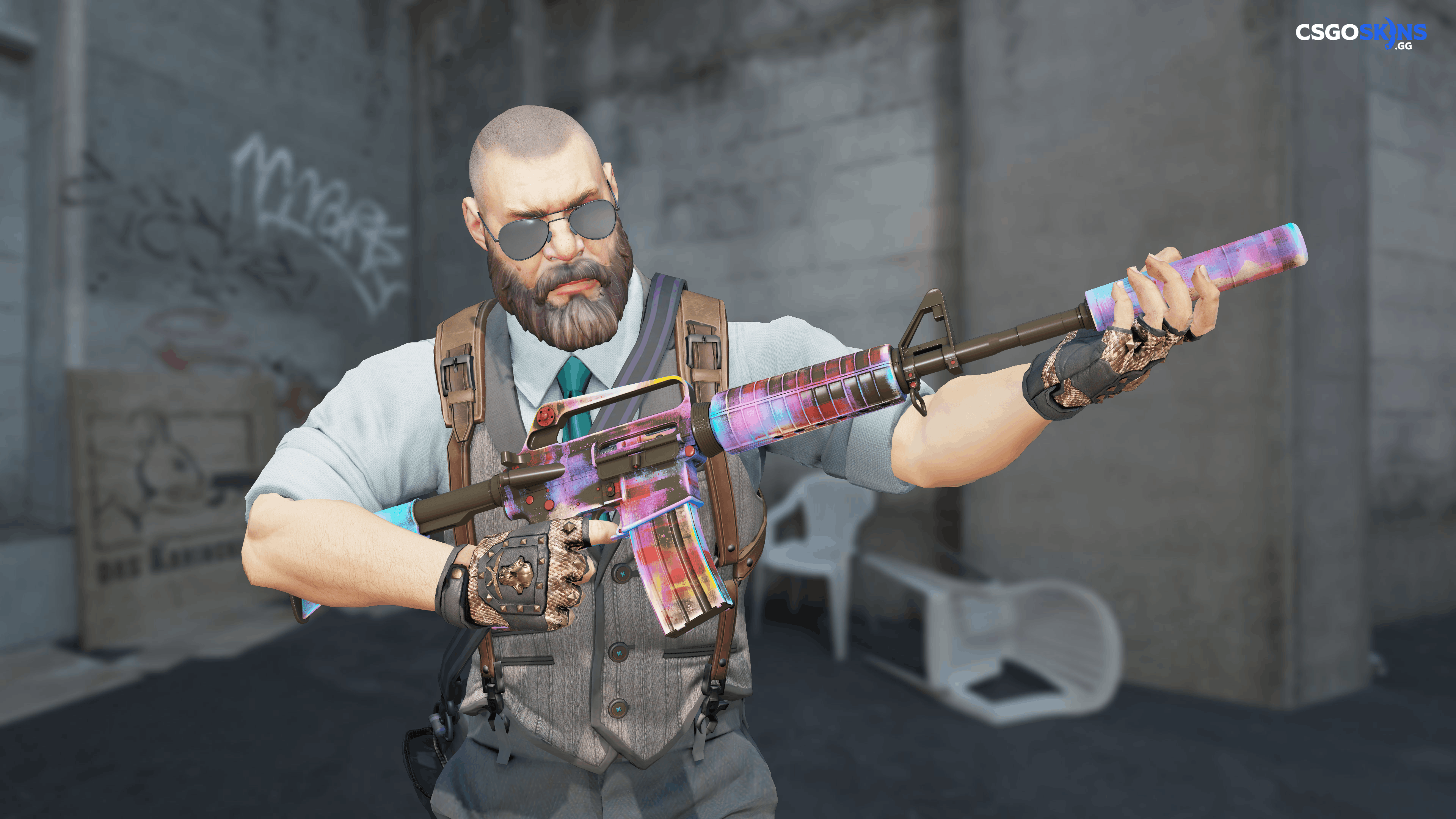 M4A1-S | Glitched Paint Artwork