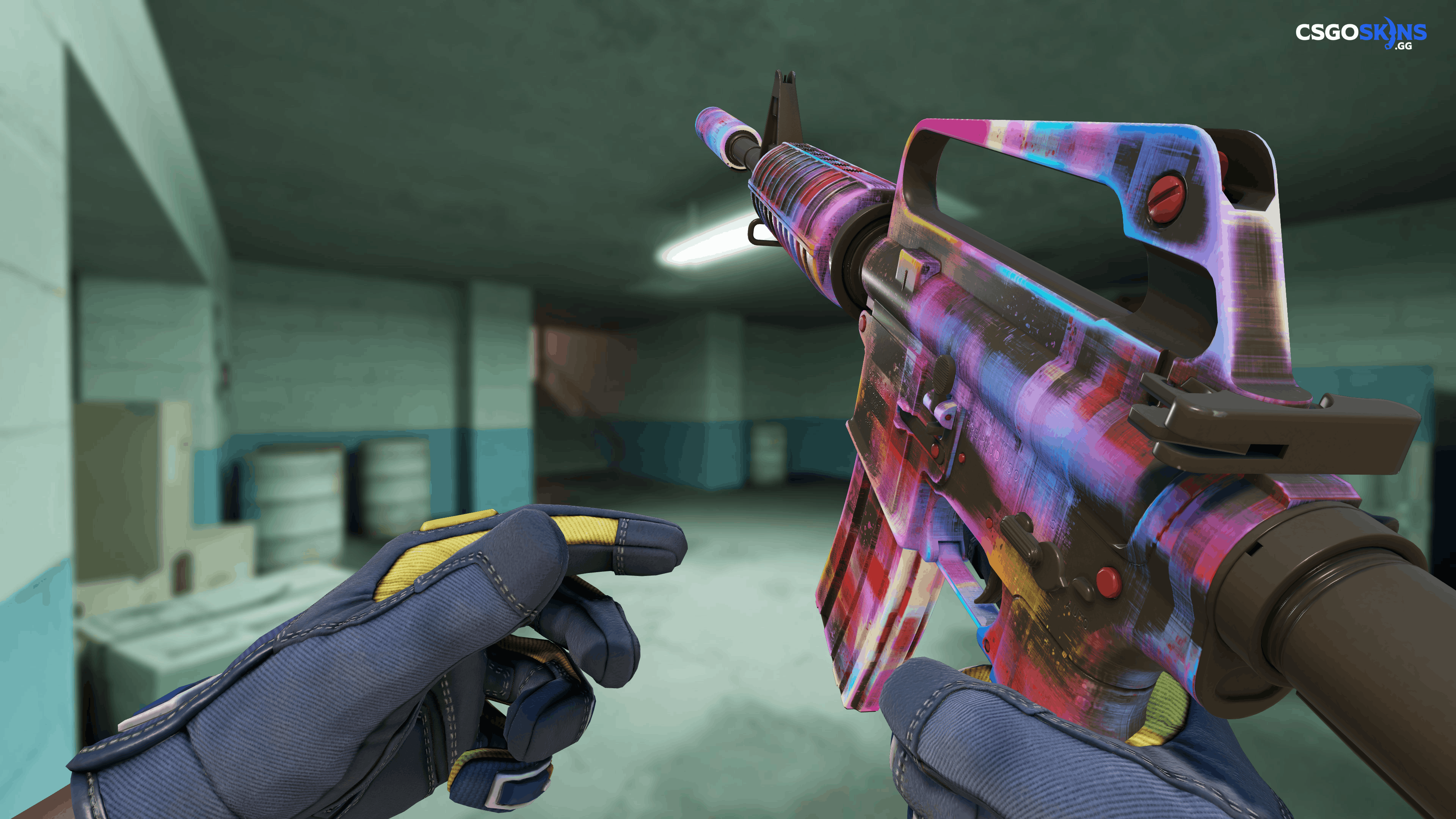 M4A1-S | Glitched Paint Artwork