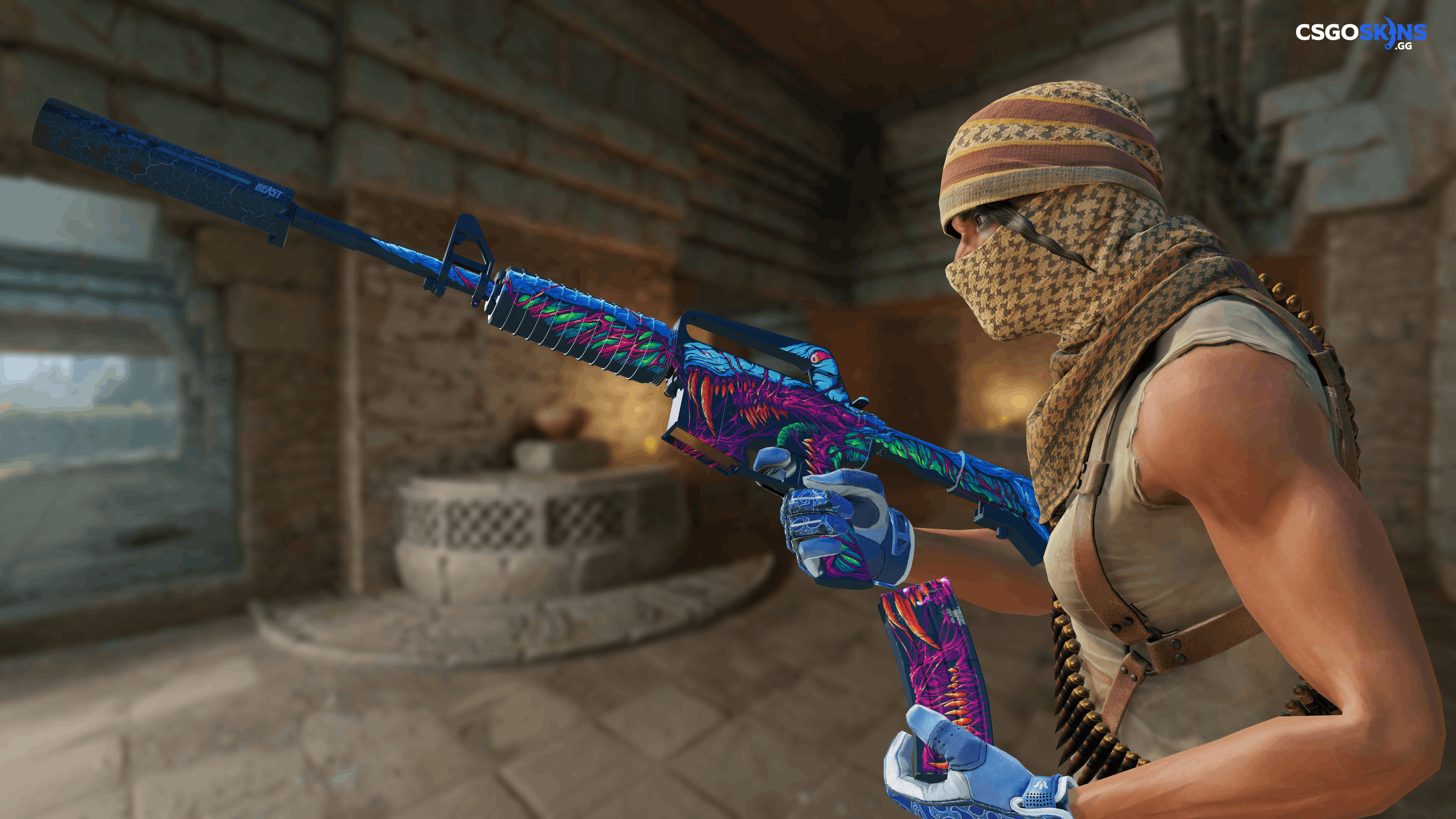 M4A1-S | Hyper Beast Artwork