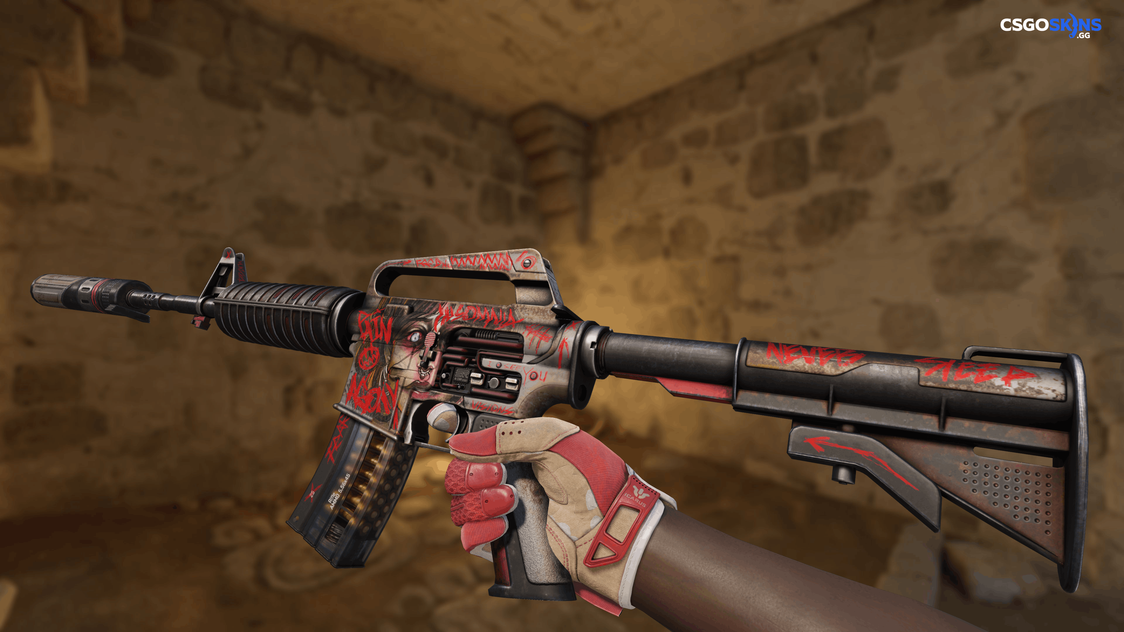 M4A1-S | Night Terror Artwork