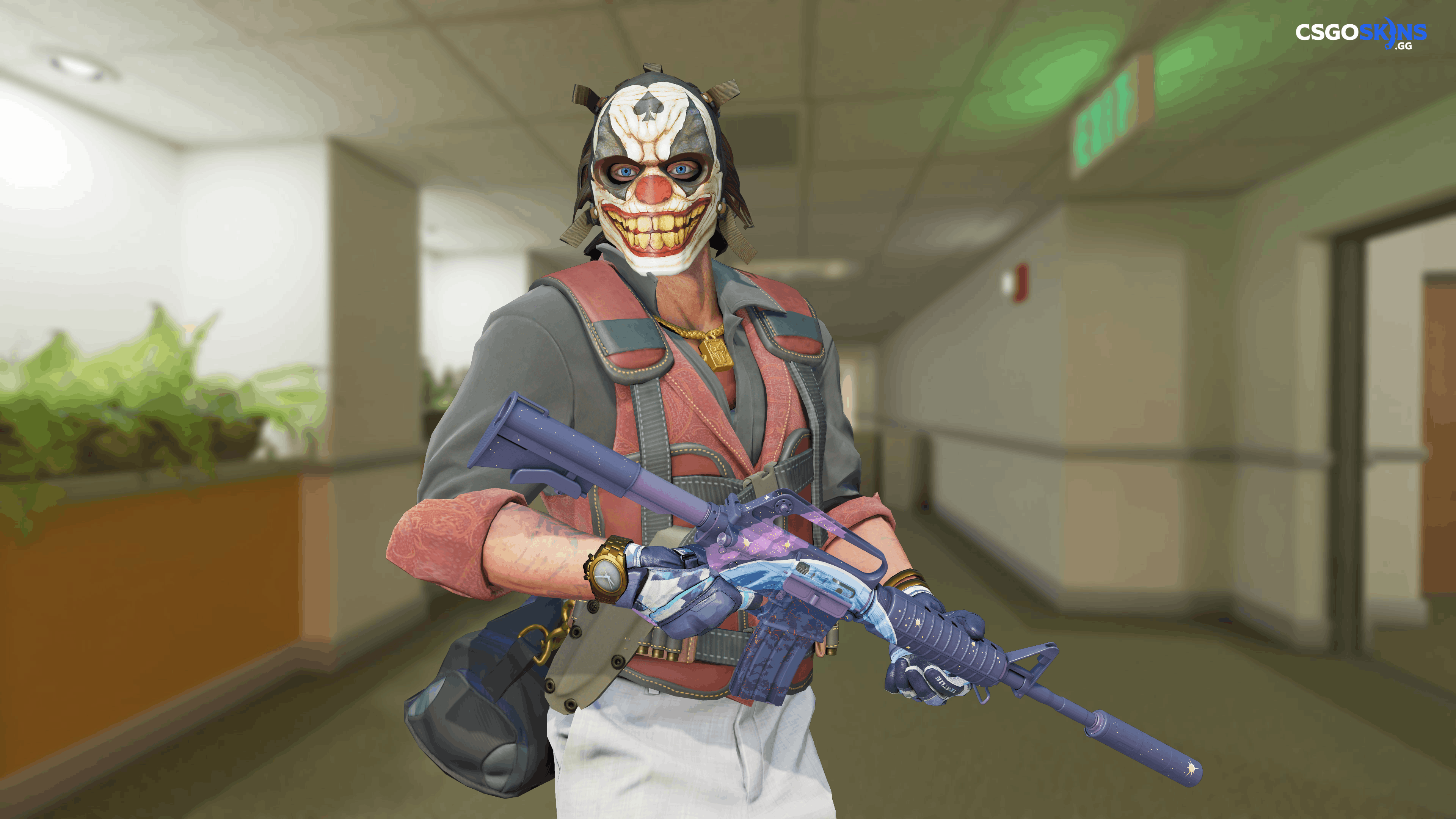 M4A1-S | Stratosphere Artwork