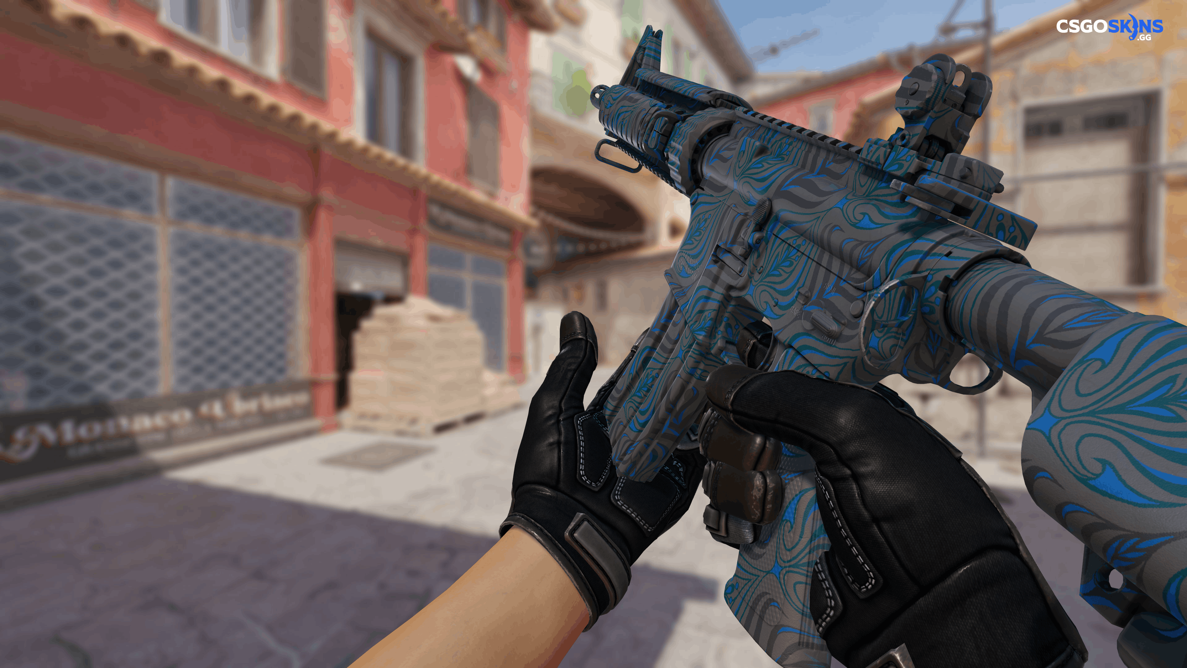 M4A4 | Dark Blossom Artwork
