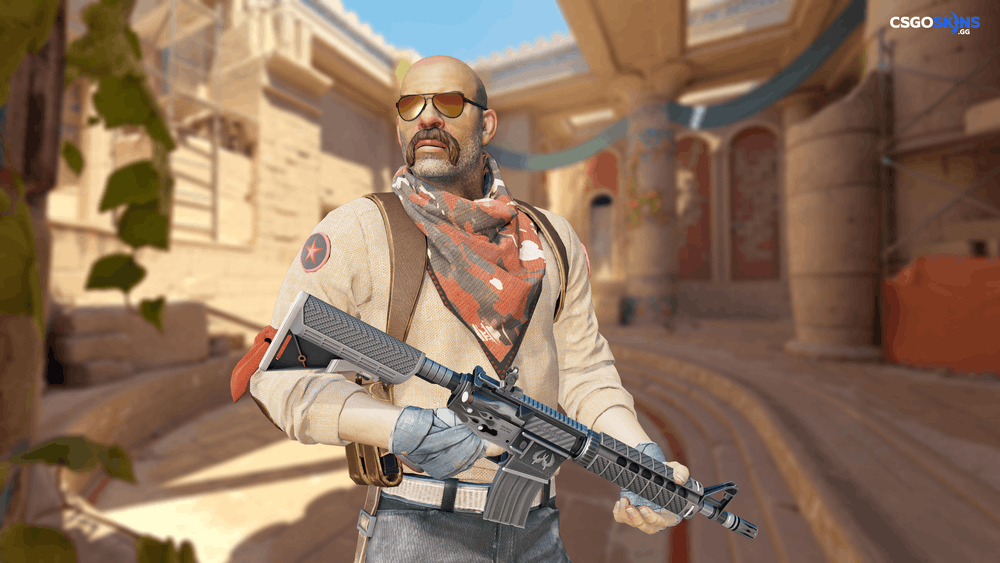 M4A4 | Magnesium Artwork