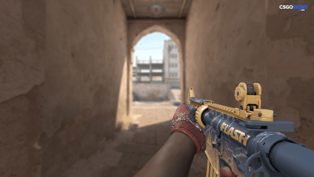 M4A4 | Sheet Lightning Artwork