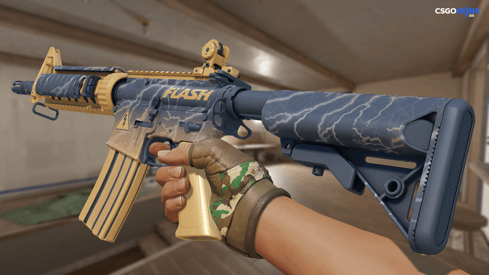 M4A4 | Sheet Lightning Artwork