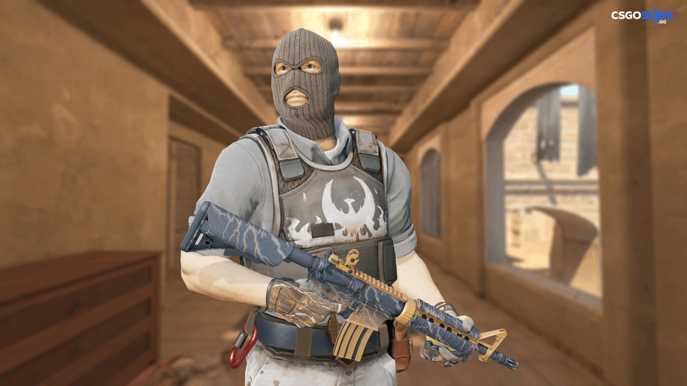 M4A4 | Sheet Lightning Artwork