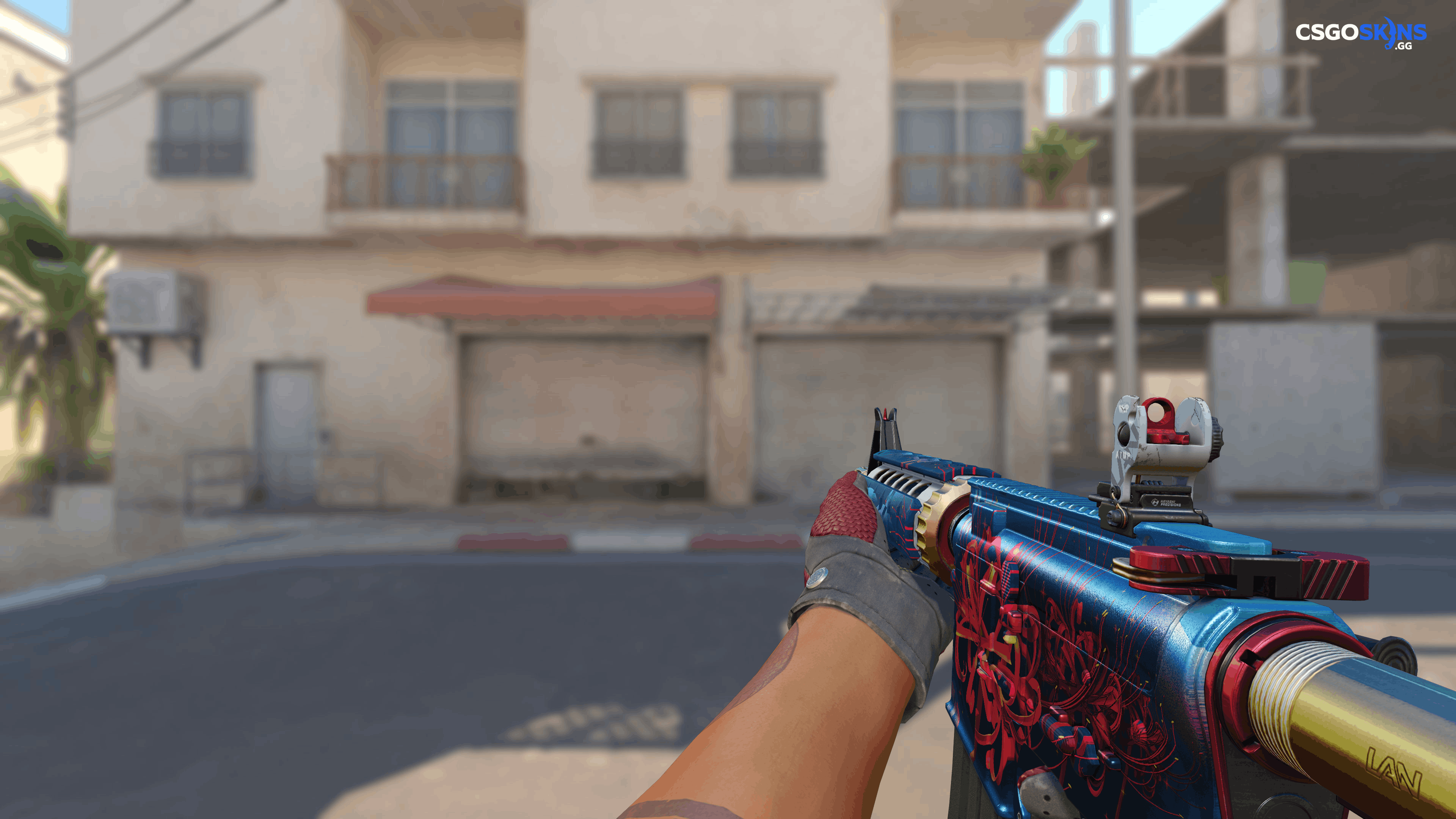 M4A4 | Spider Lily Artwork