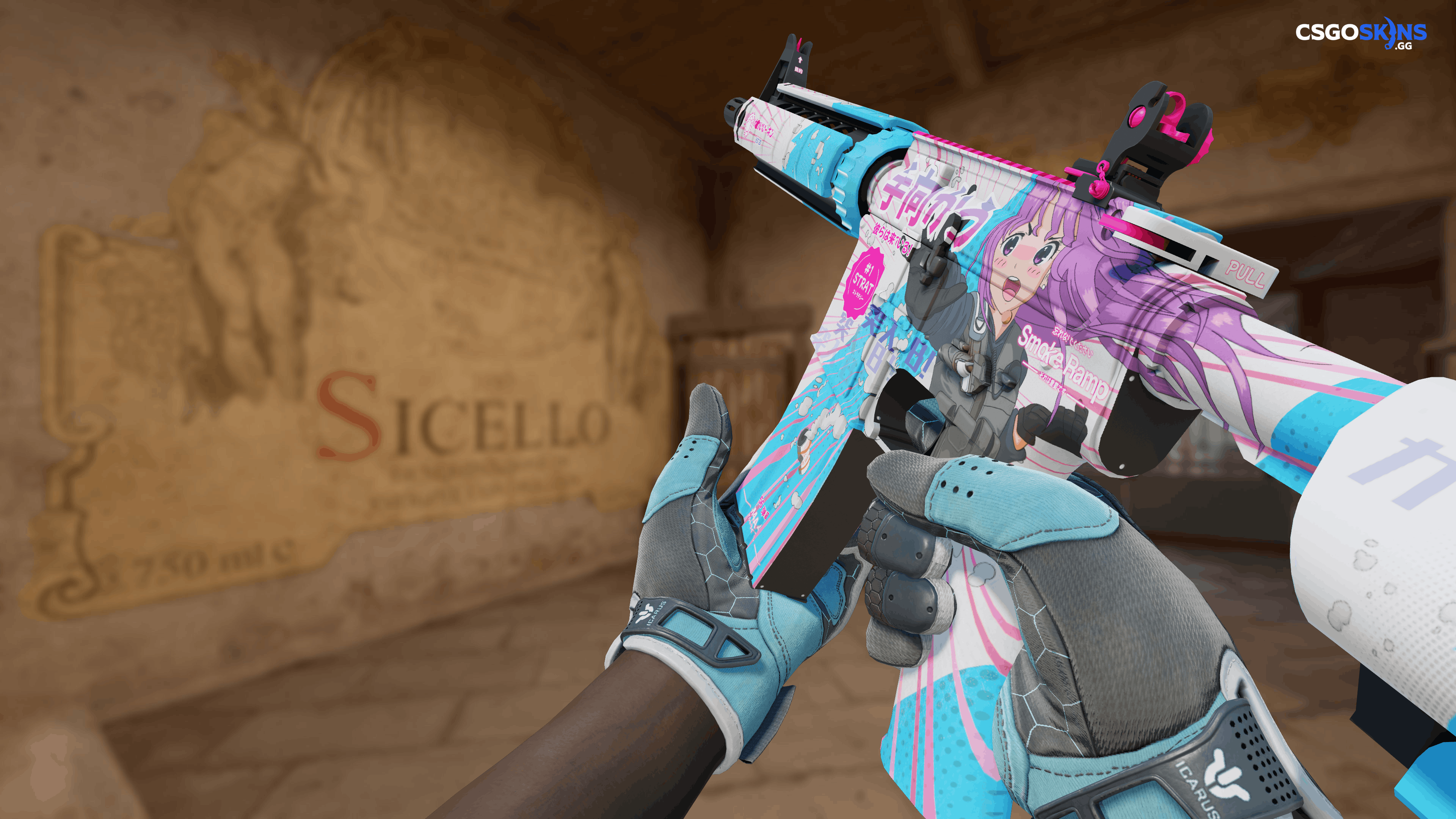 M4A4 | Temukau Artwork