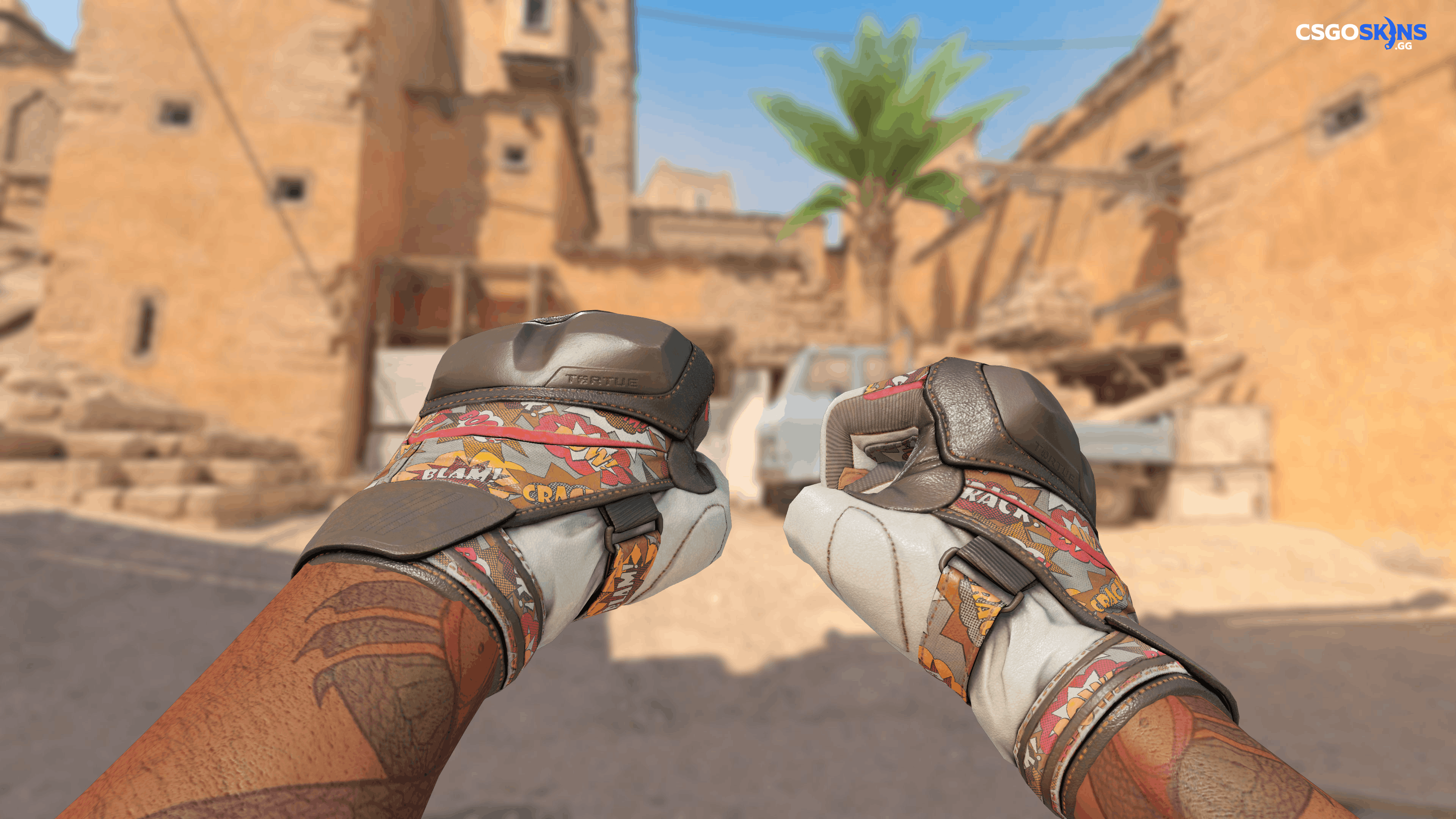 ★ Moto Gloves | POW! Artwork