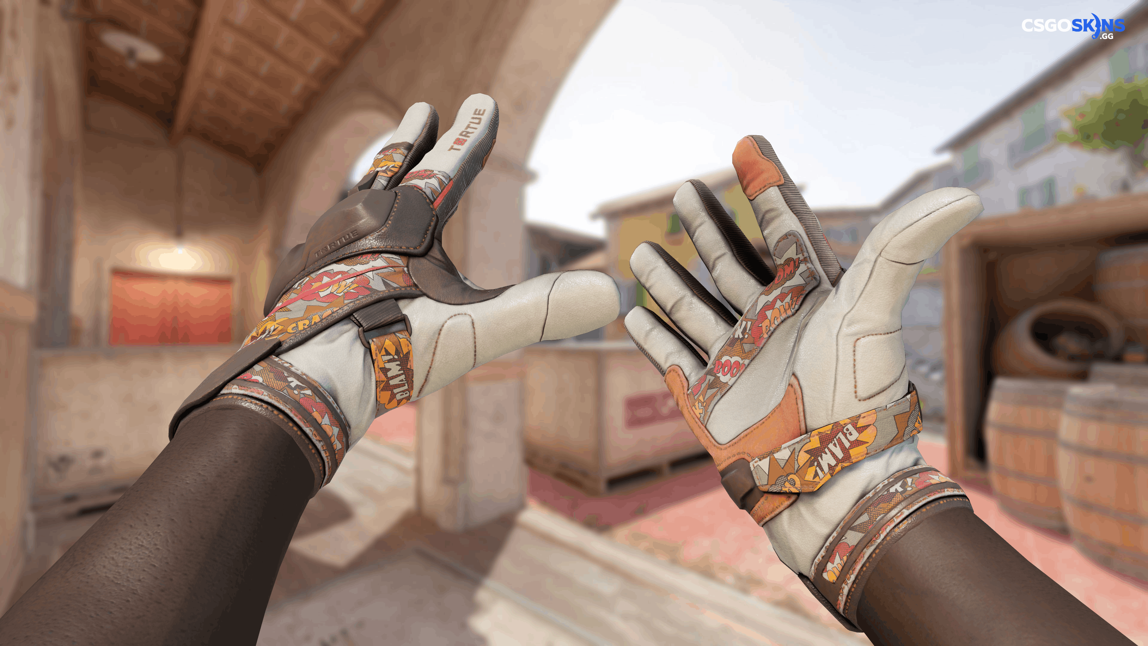 ★ Moto Gloves | POW! Artwork