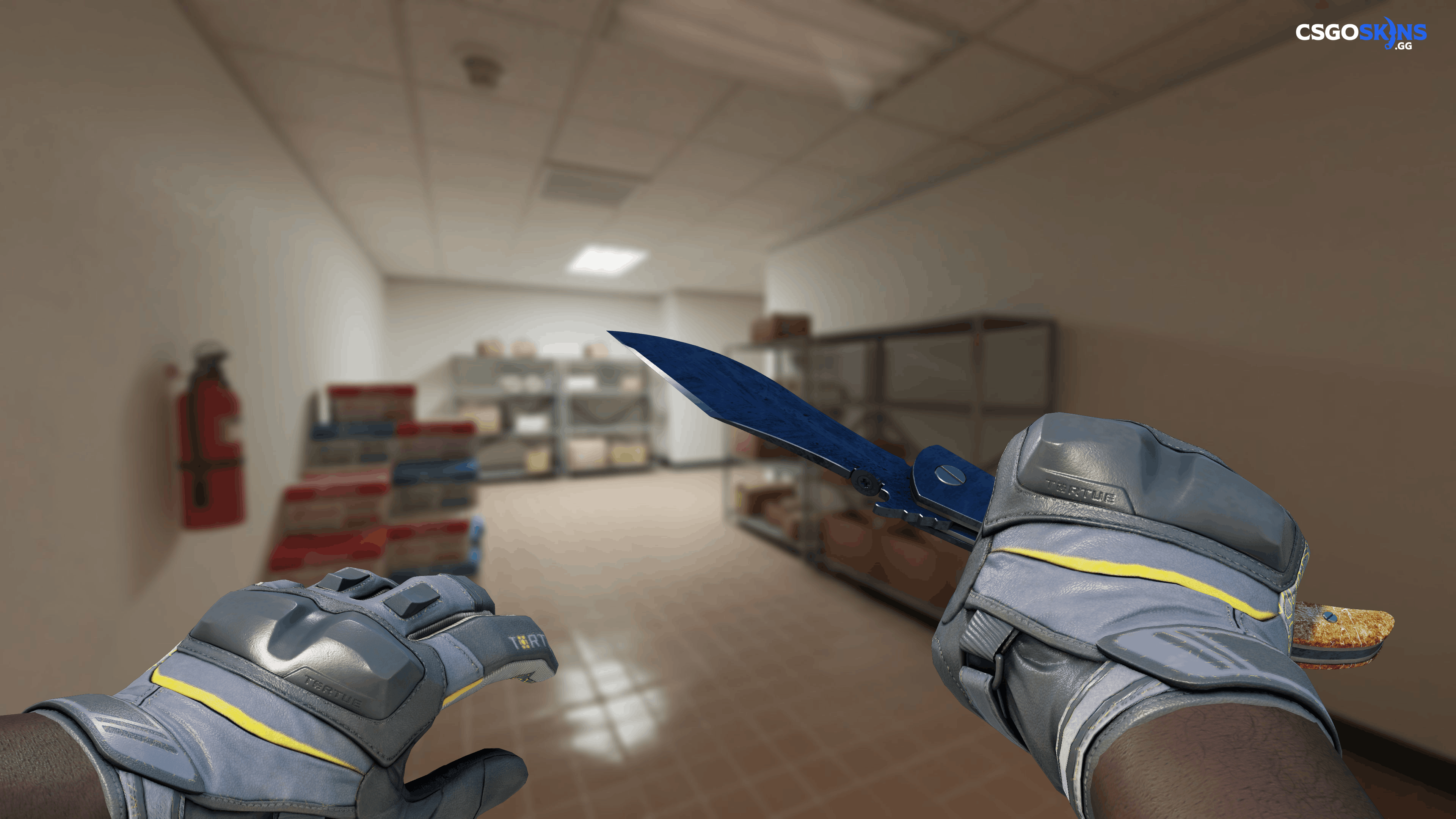 ★ Navaja Knife | Blue Steel Artwork