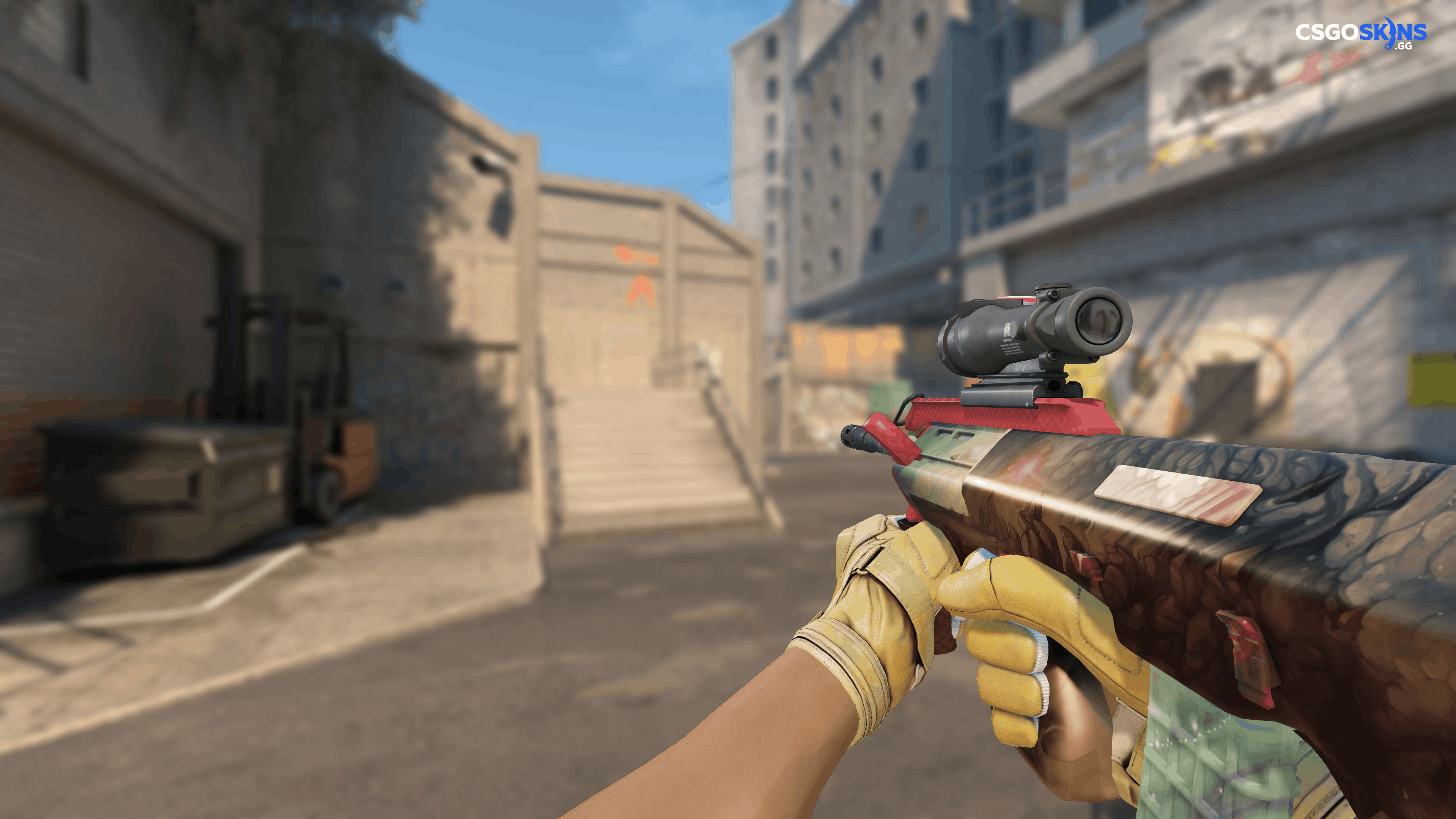 AUG | Sand Storm Artwork