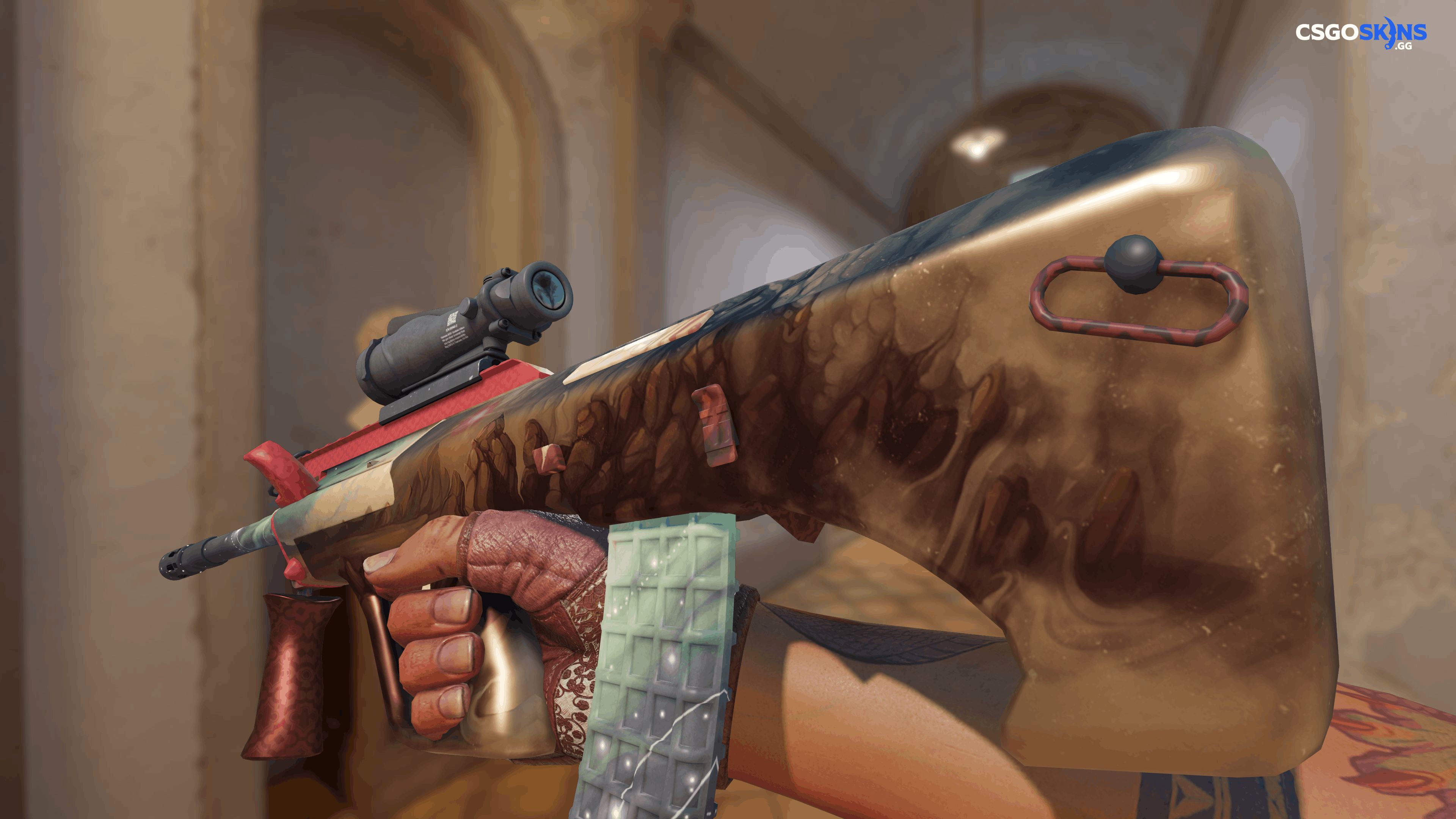 AUG | Sand Storm Artwork