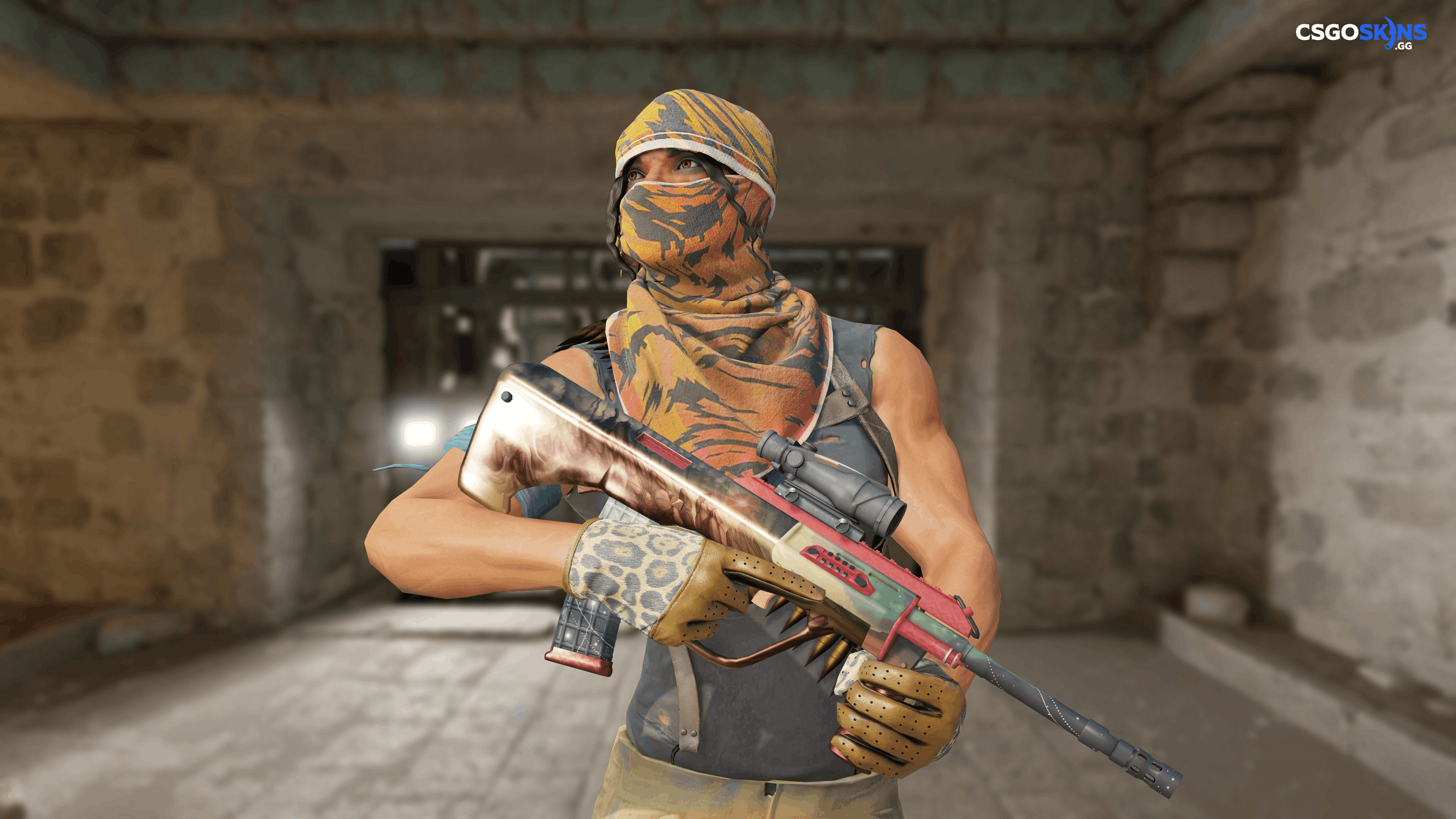 AUG | Sand Storm Artwork
