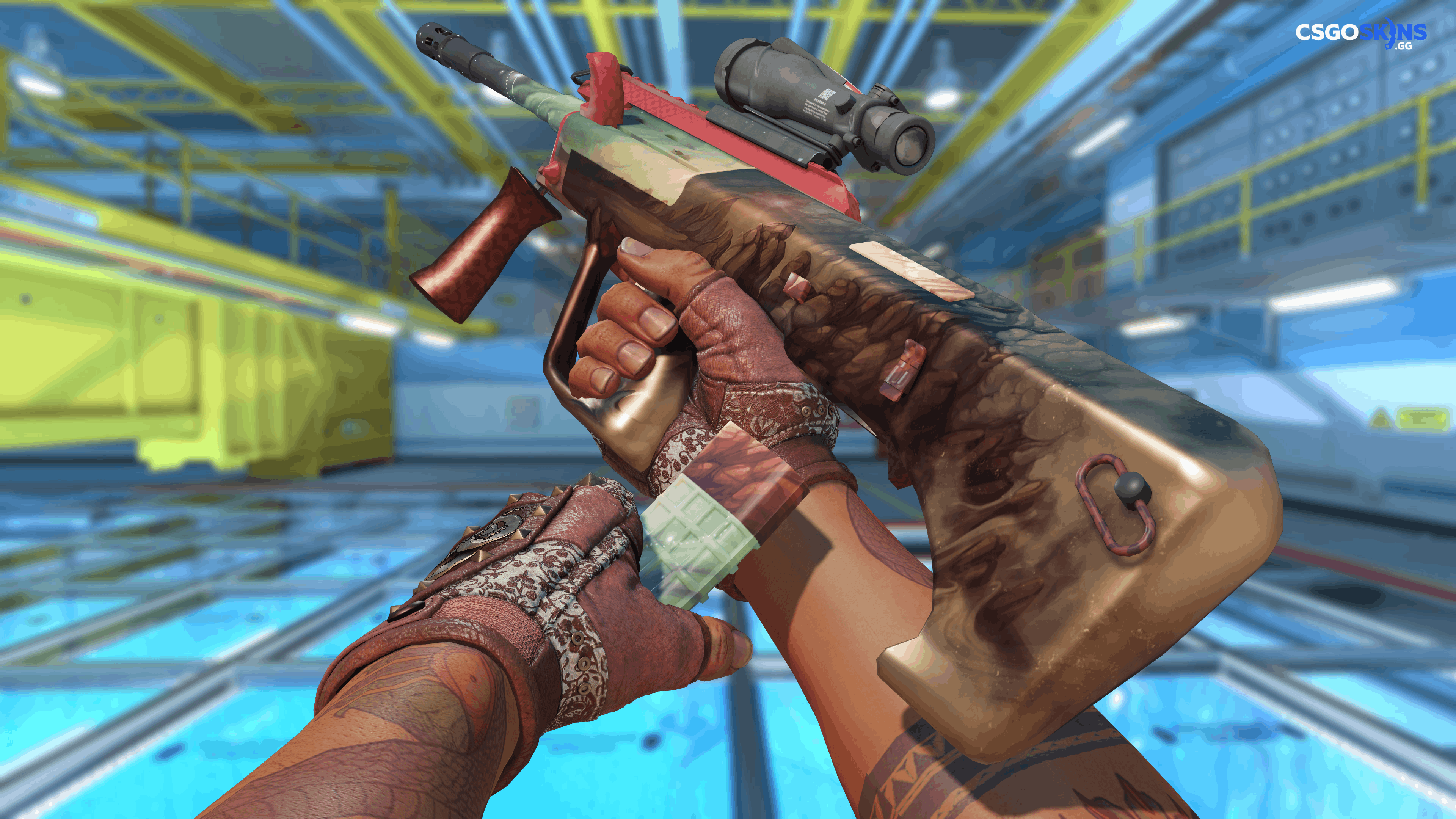 AUG | Sand Storm Artwork
