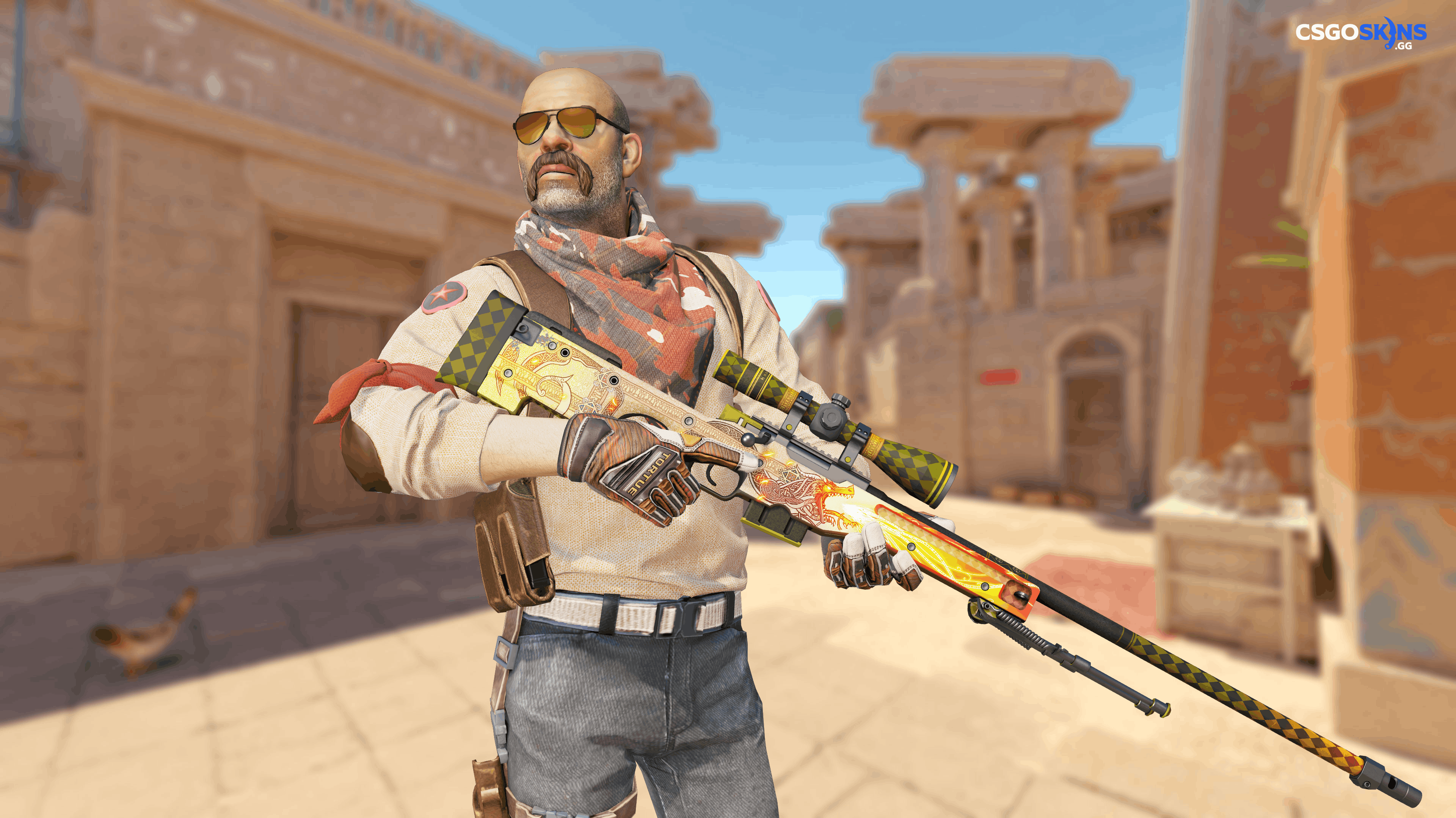 AWP | Dragon Lore Artwork