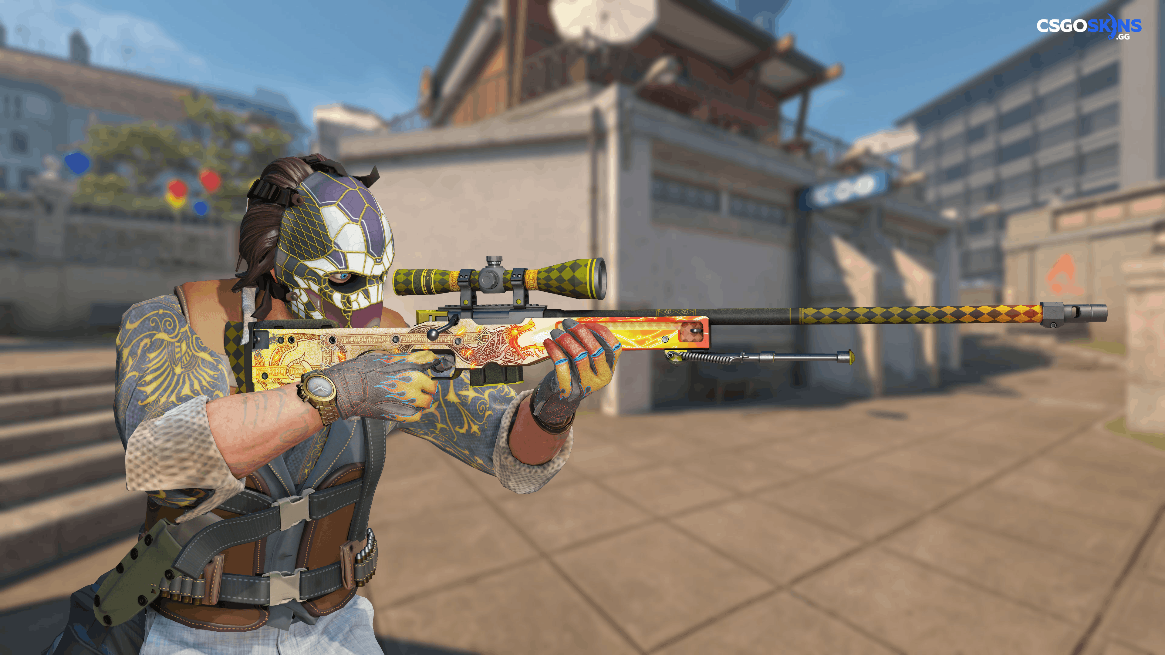 AWP | Dragon Lore Artwork