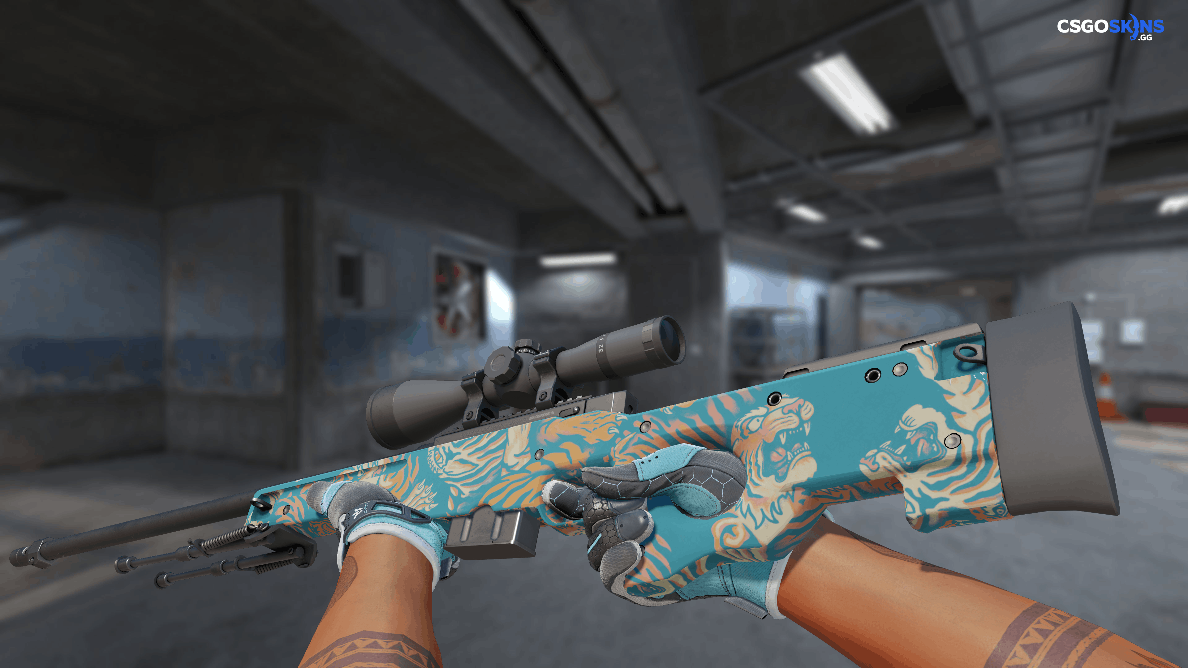 AWP | Silk Tiger Artwork