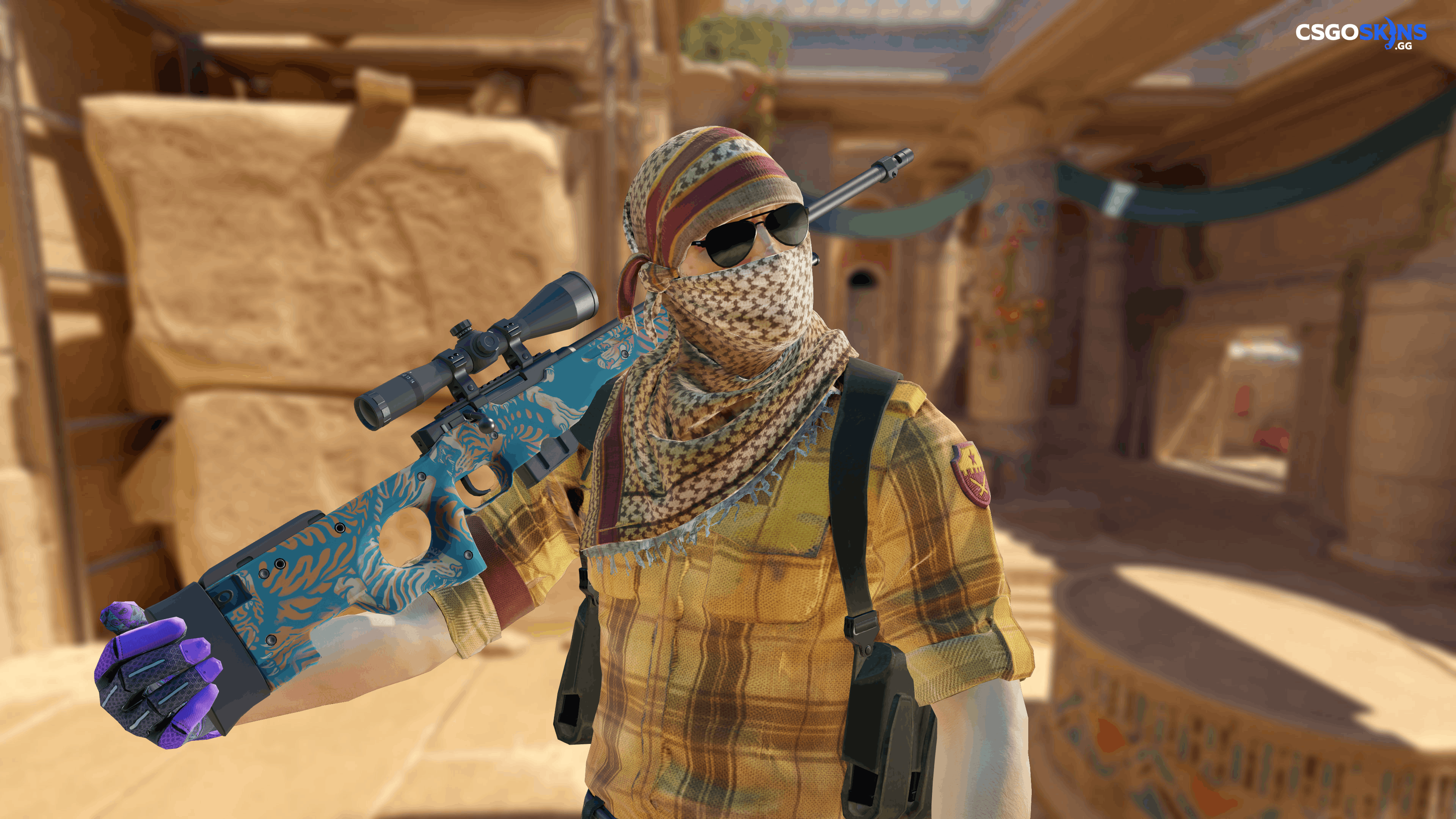 AWP | Silk Tiger Artwork